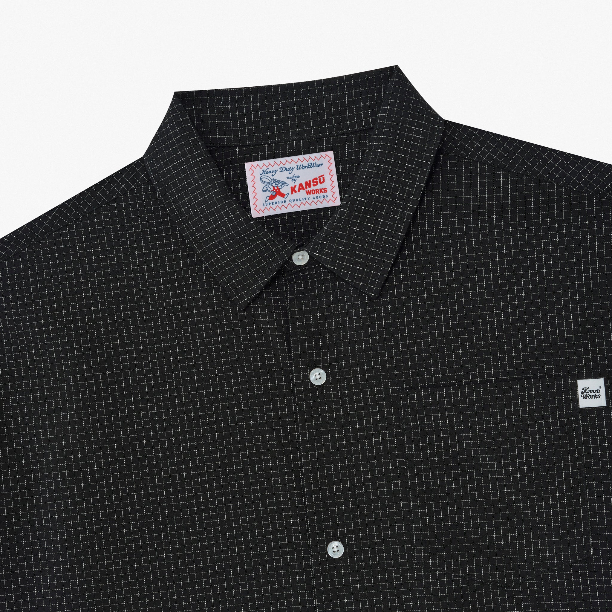 Short Sleeve Checkered Shirt