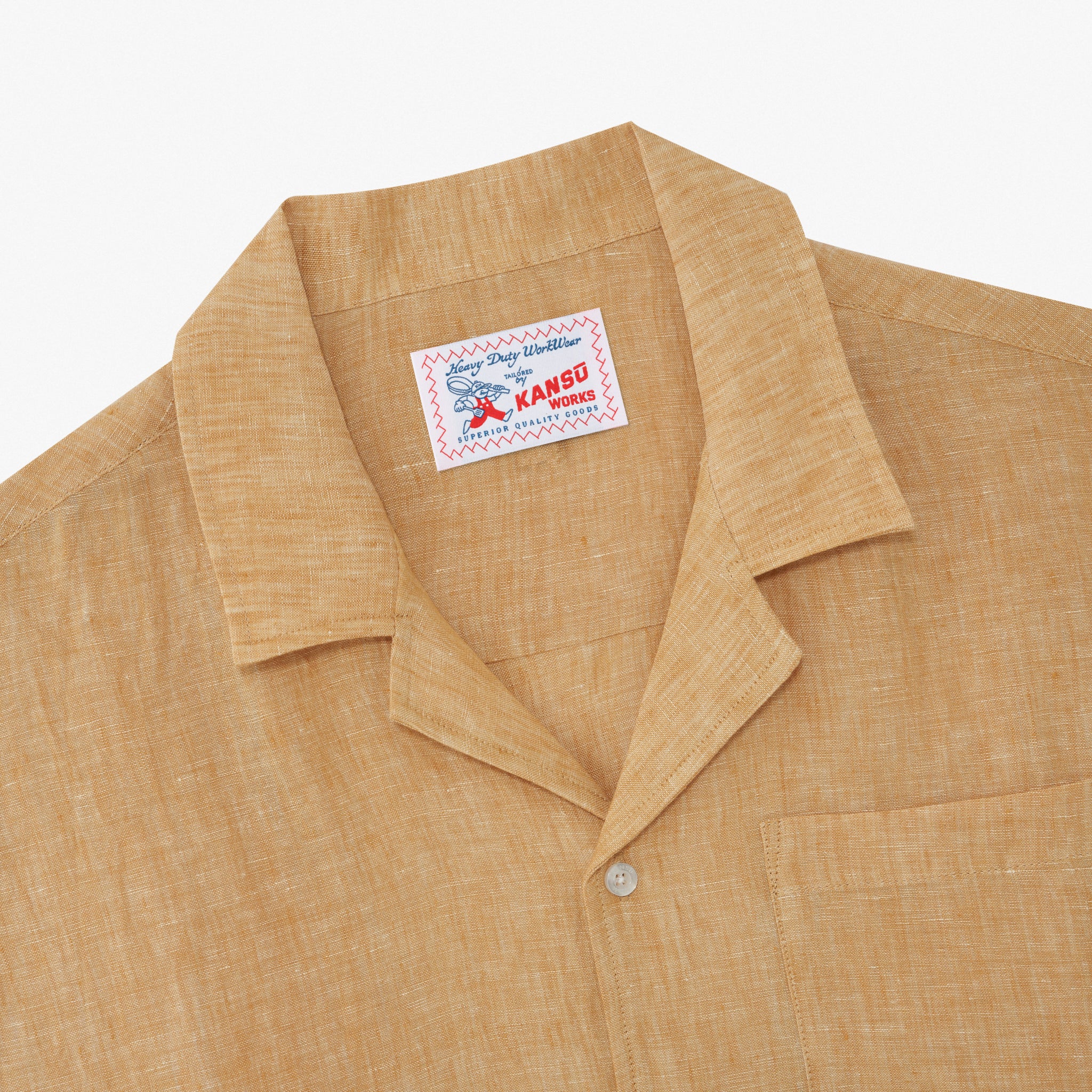 Cuban Collar Linen Shirt