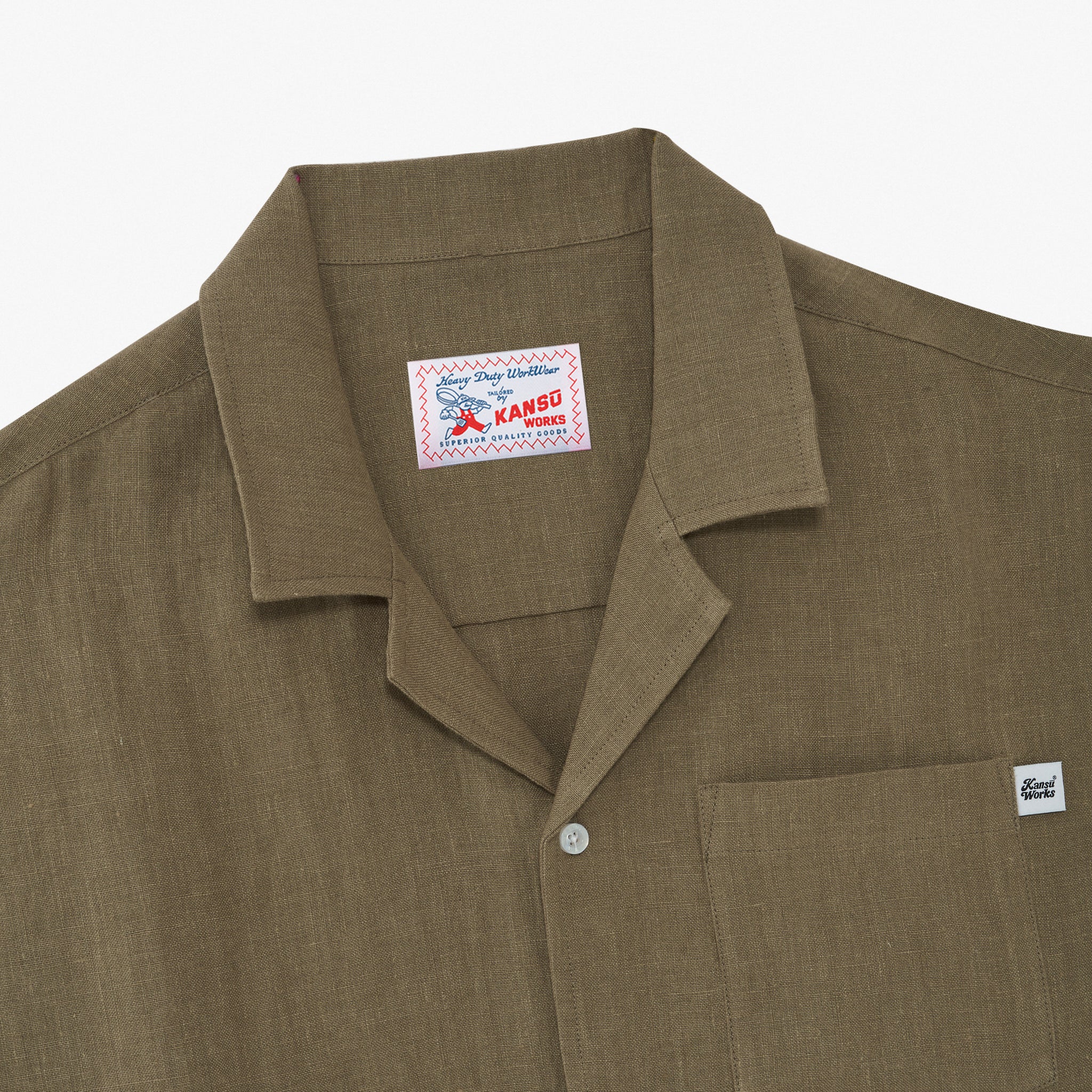 Cuban Collar Linen Shirt
