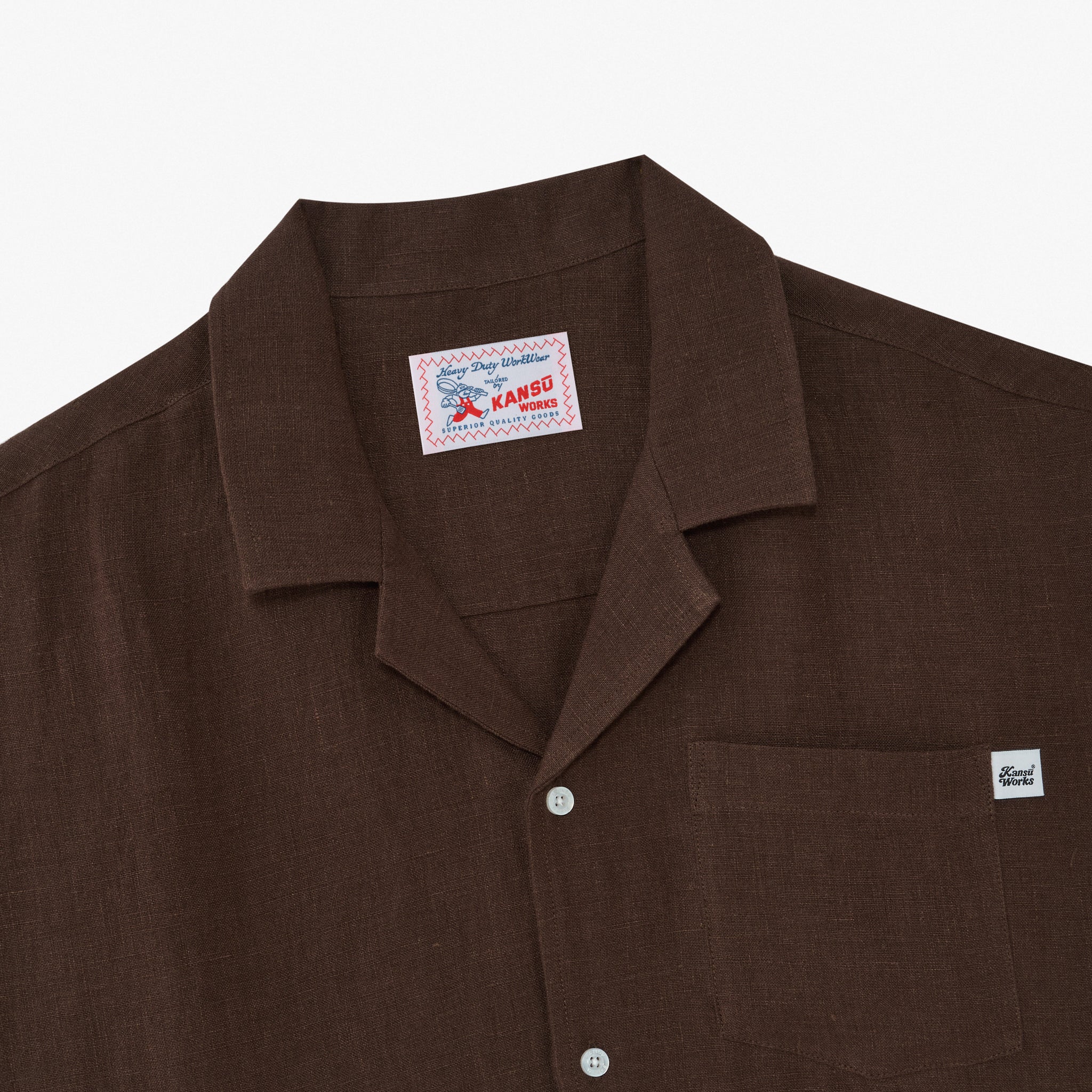 Cuban Collar Linen Shirt