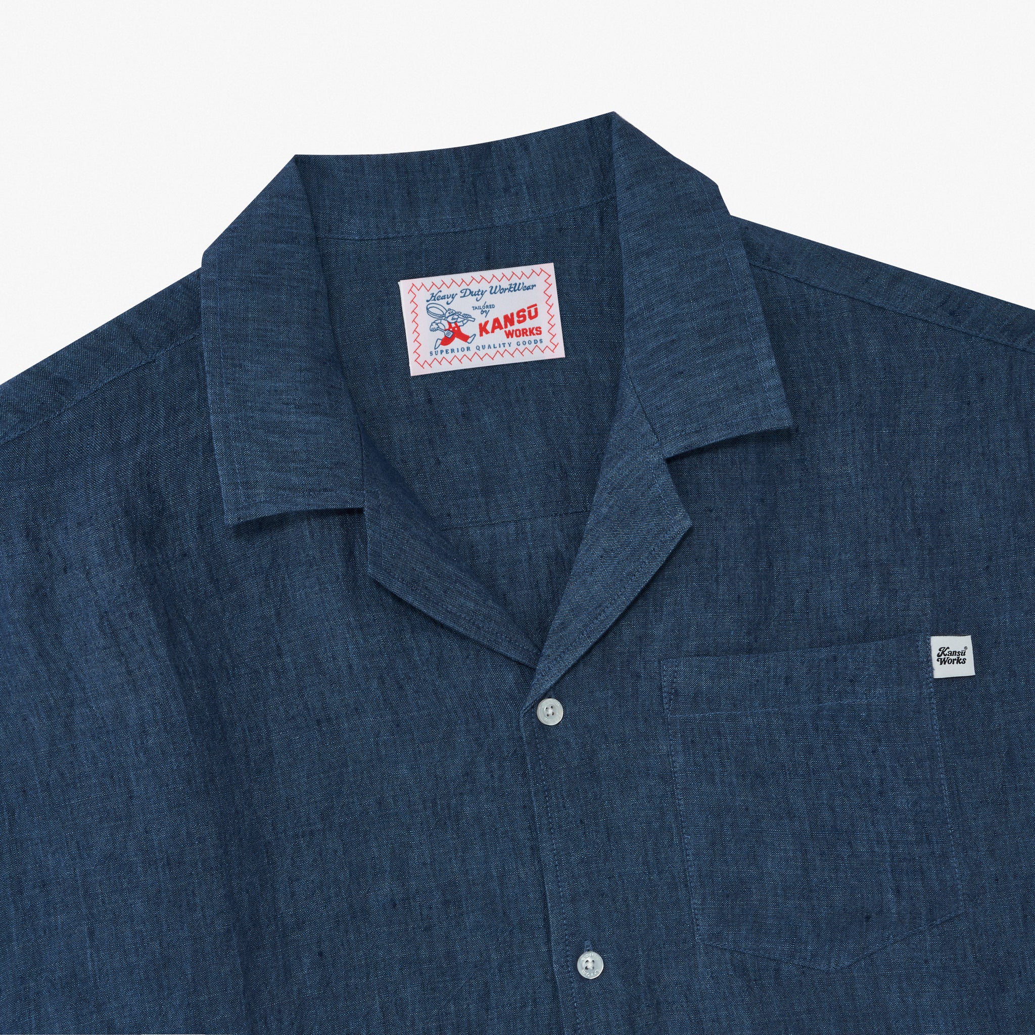 Cuban Collar Linen Shirt