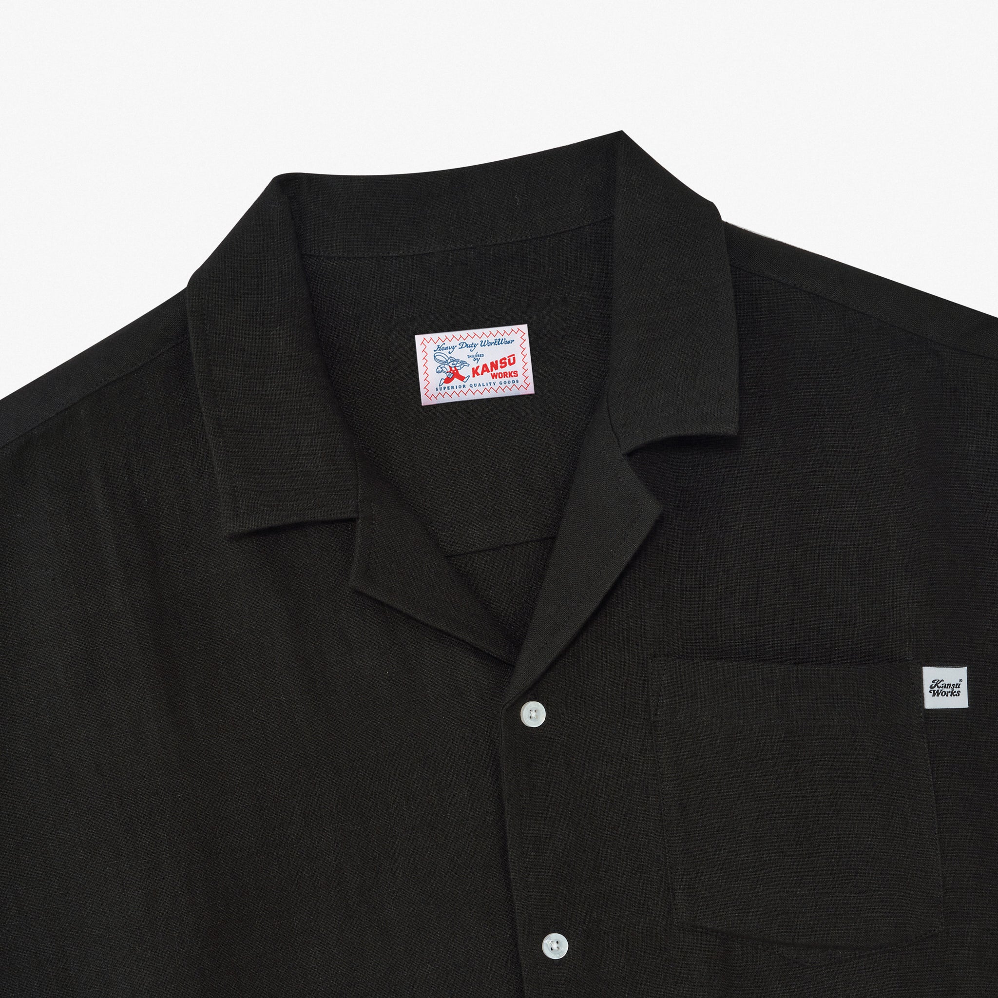 Cuban Collar Linen Shirt