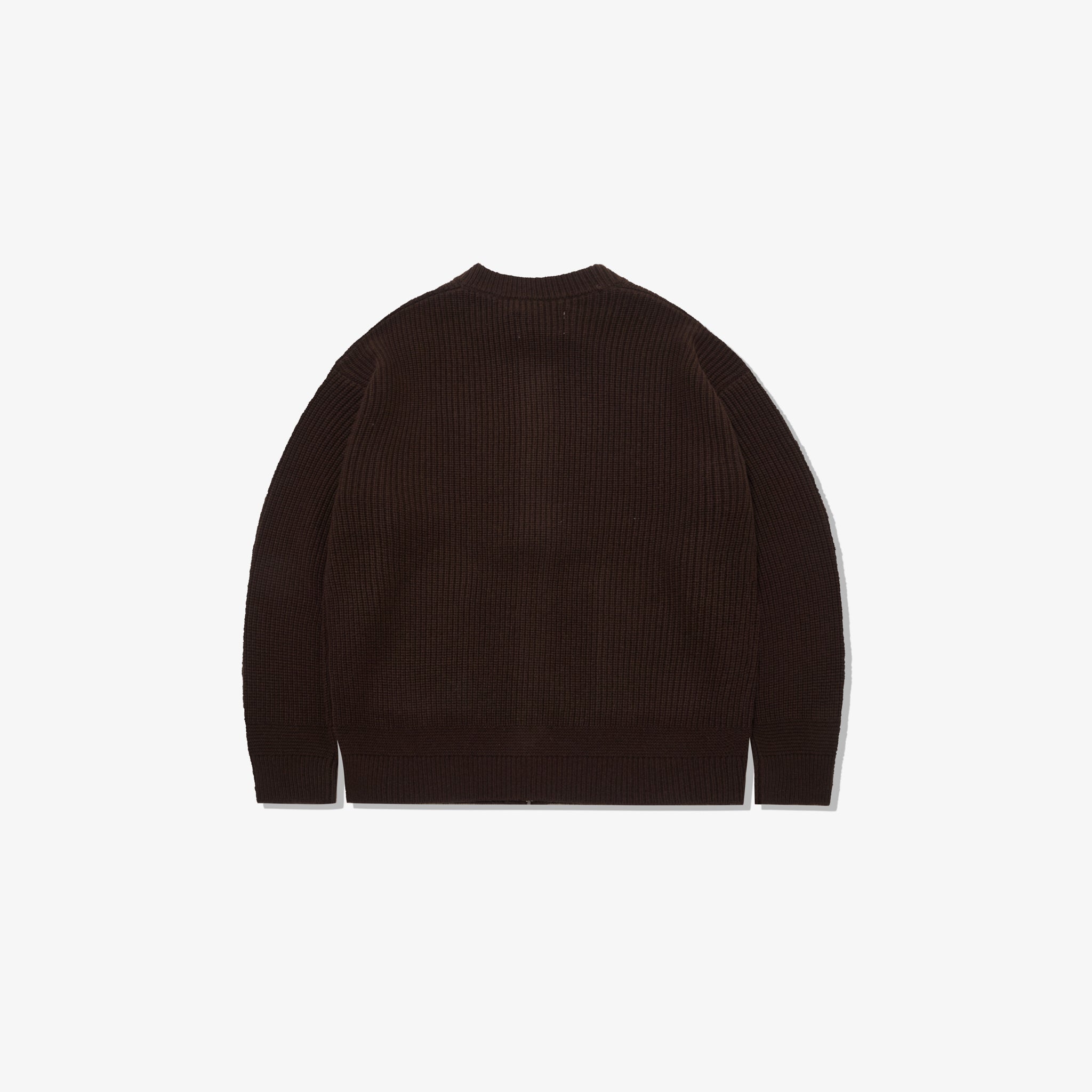 Zip Up Wool Cardigan