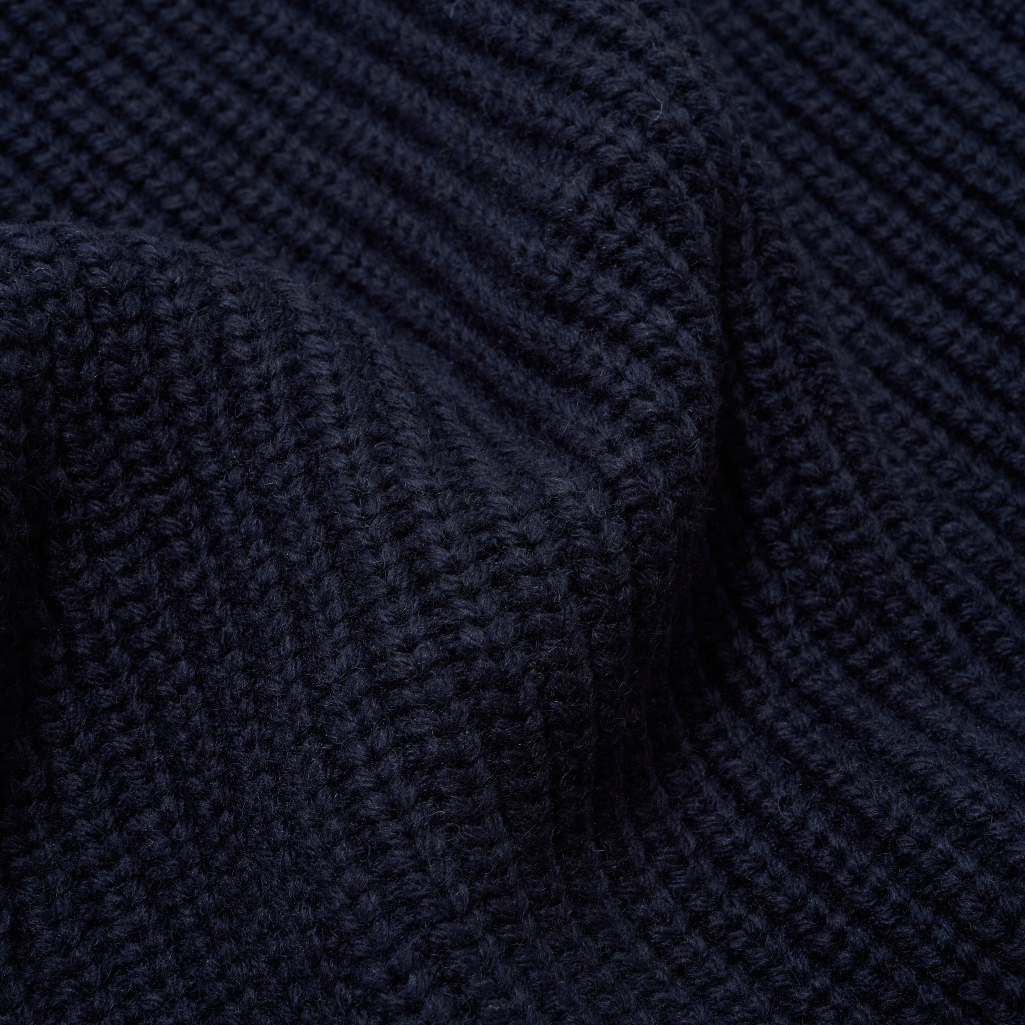 Rib Wool Zip Up Vest