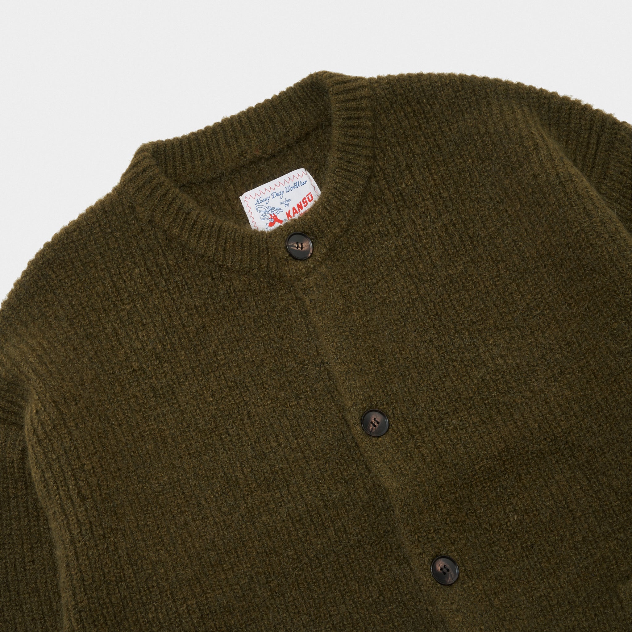 Brushed Wool Cardigan