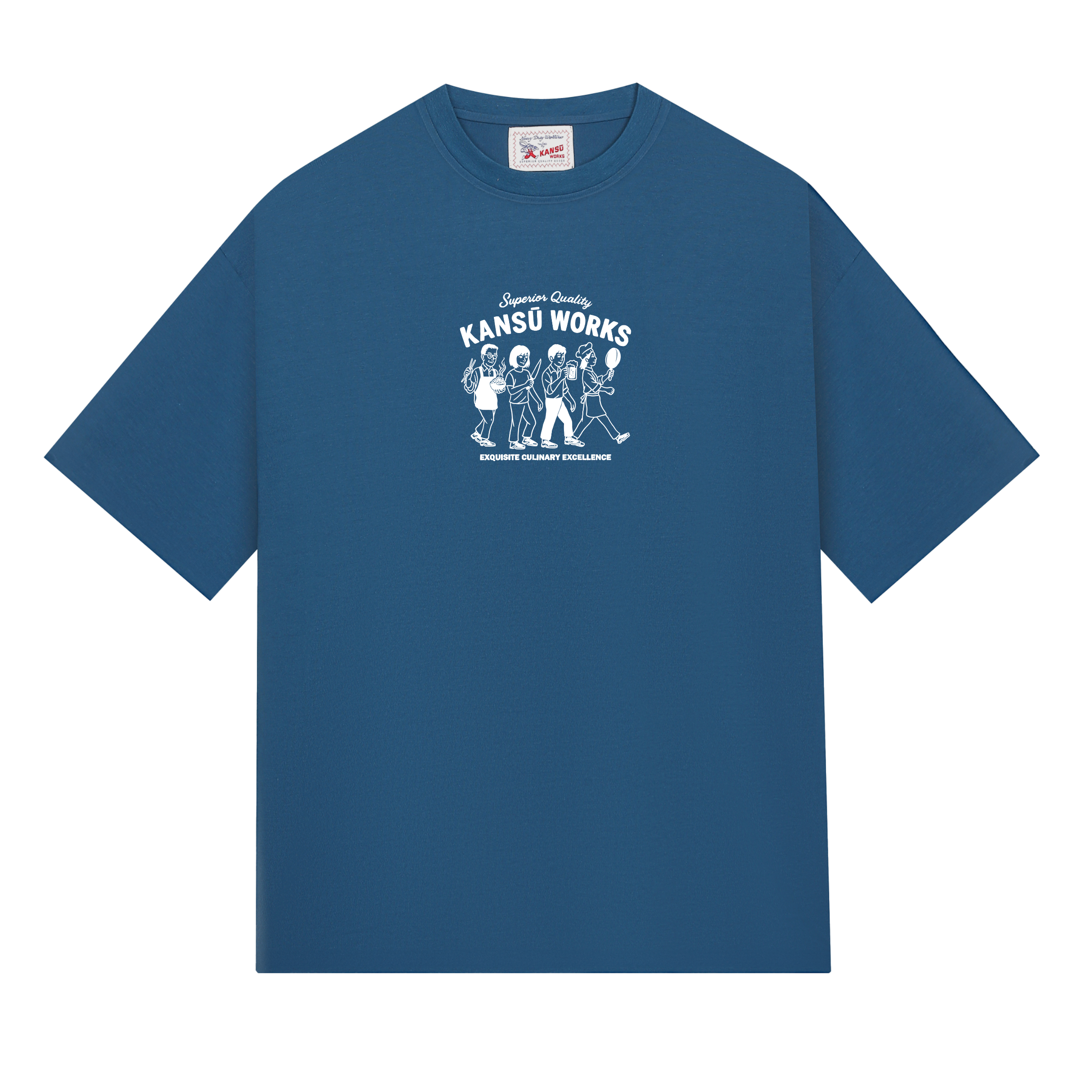 Culinary Excellence Tee - Petrol Blue