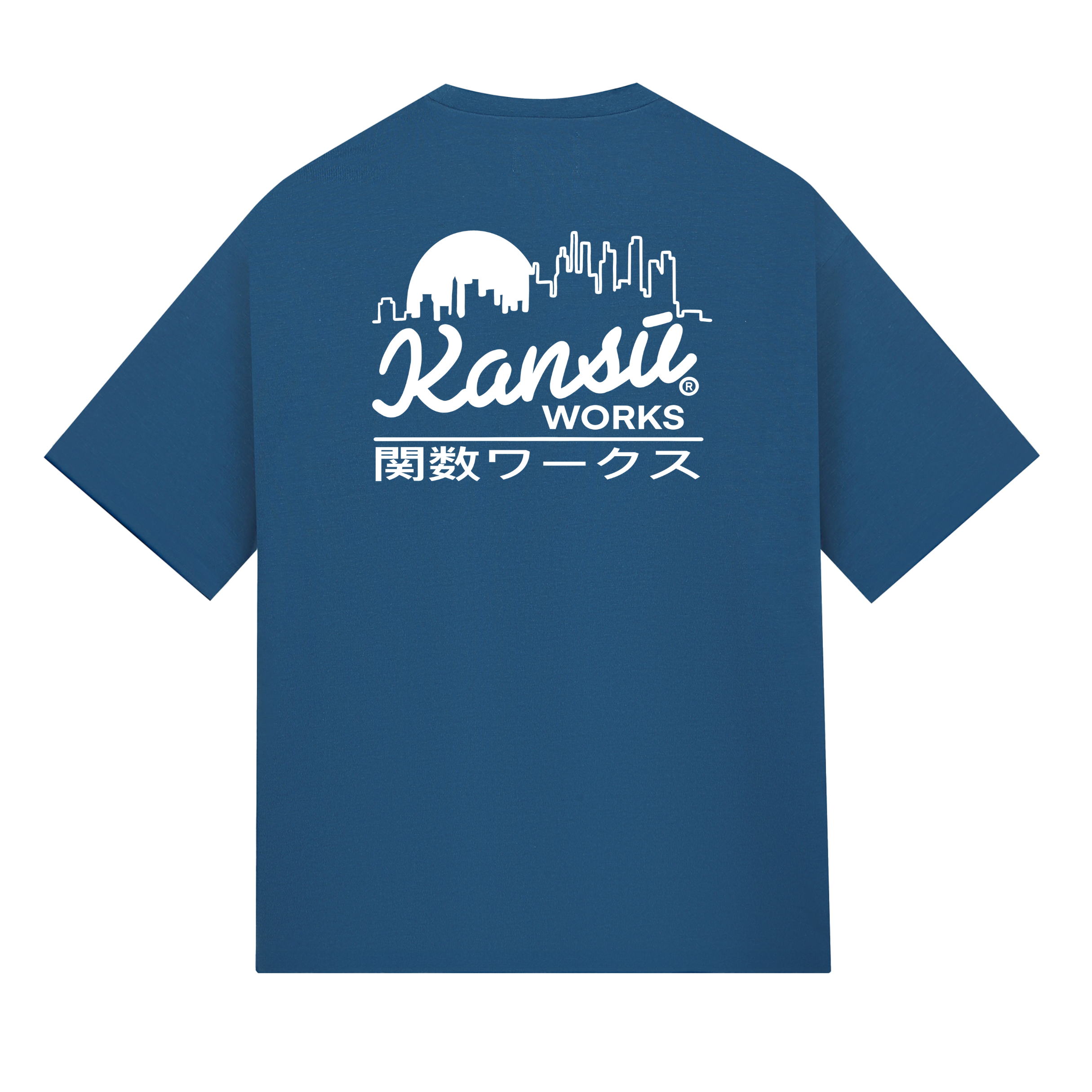 Skyline Tee - Petrol Blue