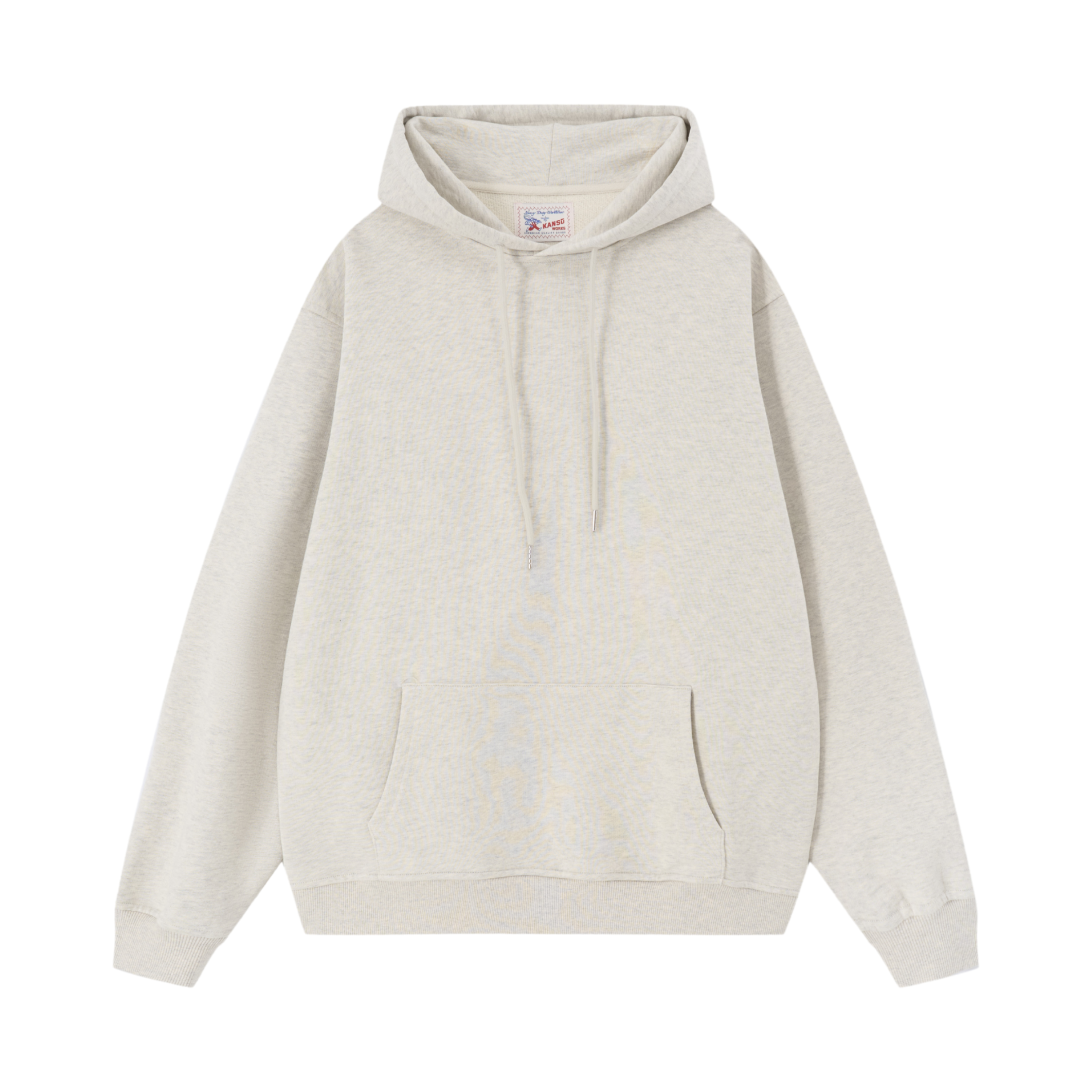 Kansū Heavyweight Blank Hoodie - Ash Grey