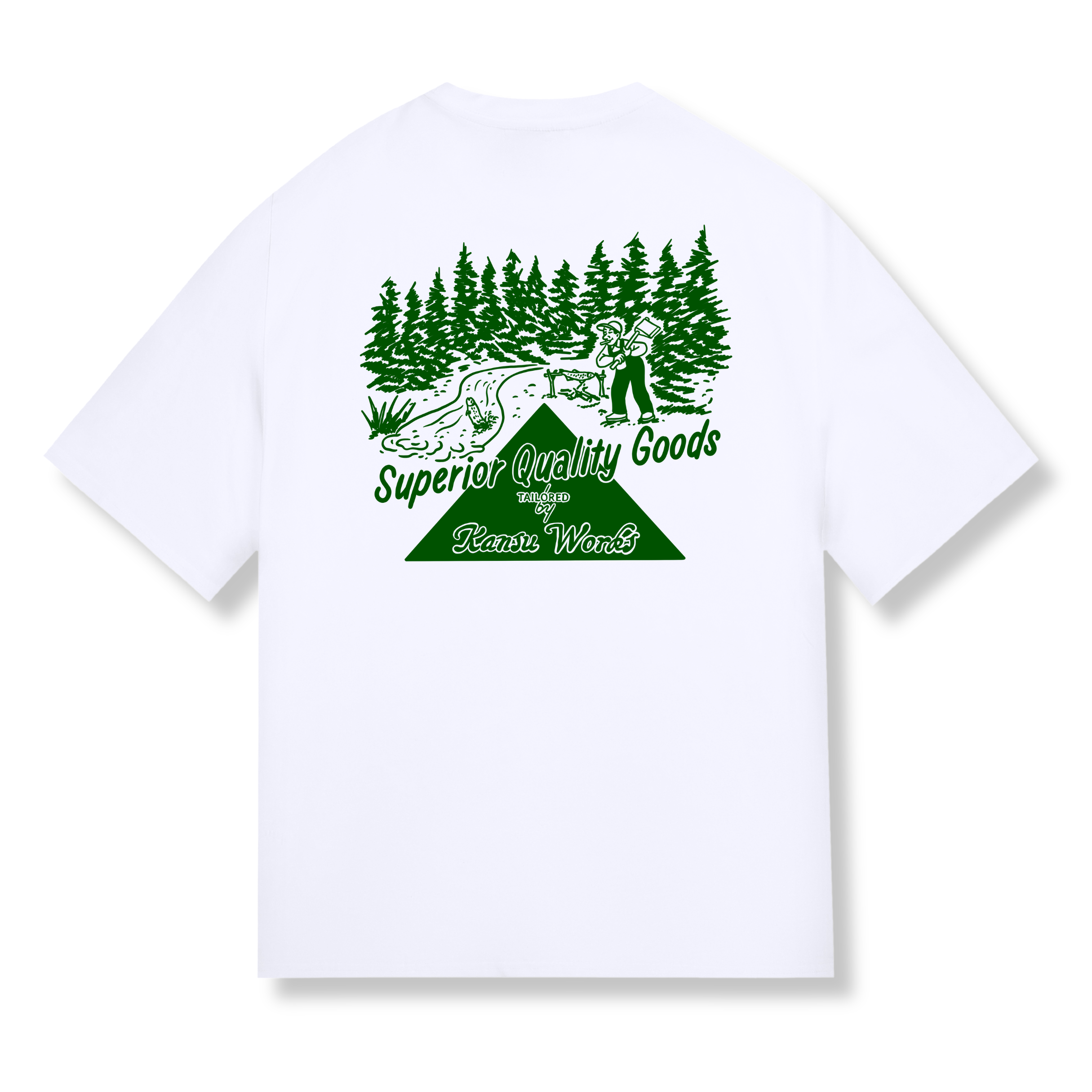 Forest Fishing Tee - Green