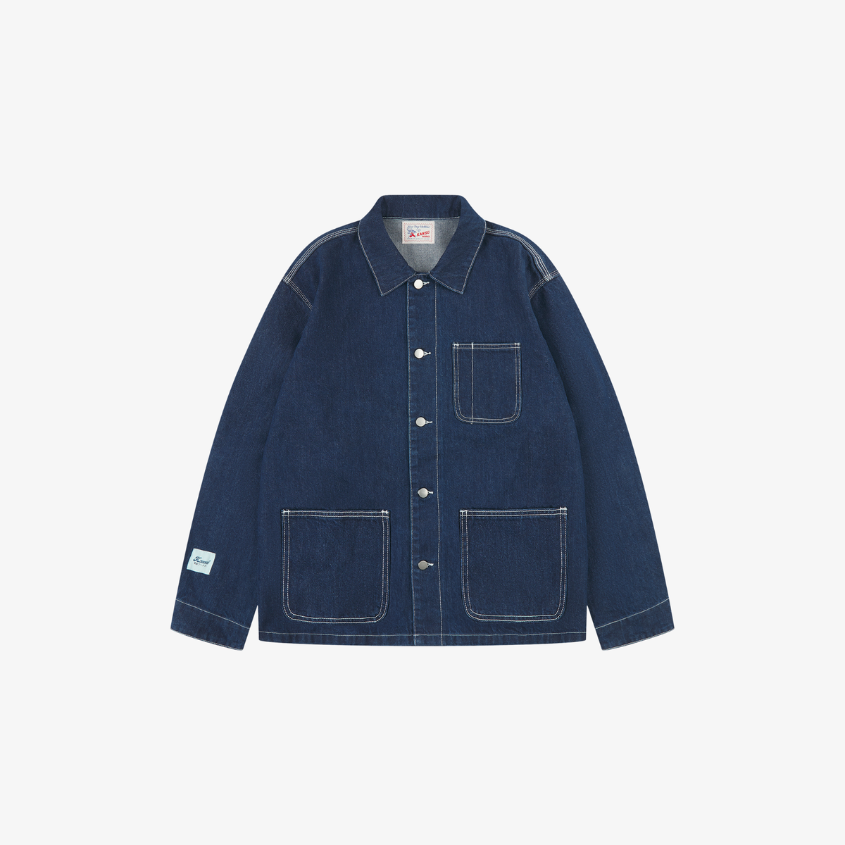 Japanese Selvedge Denim French Chore Jacket