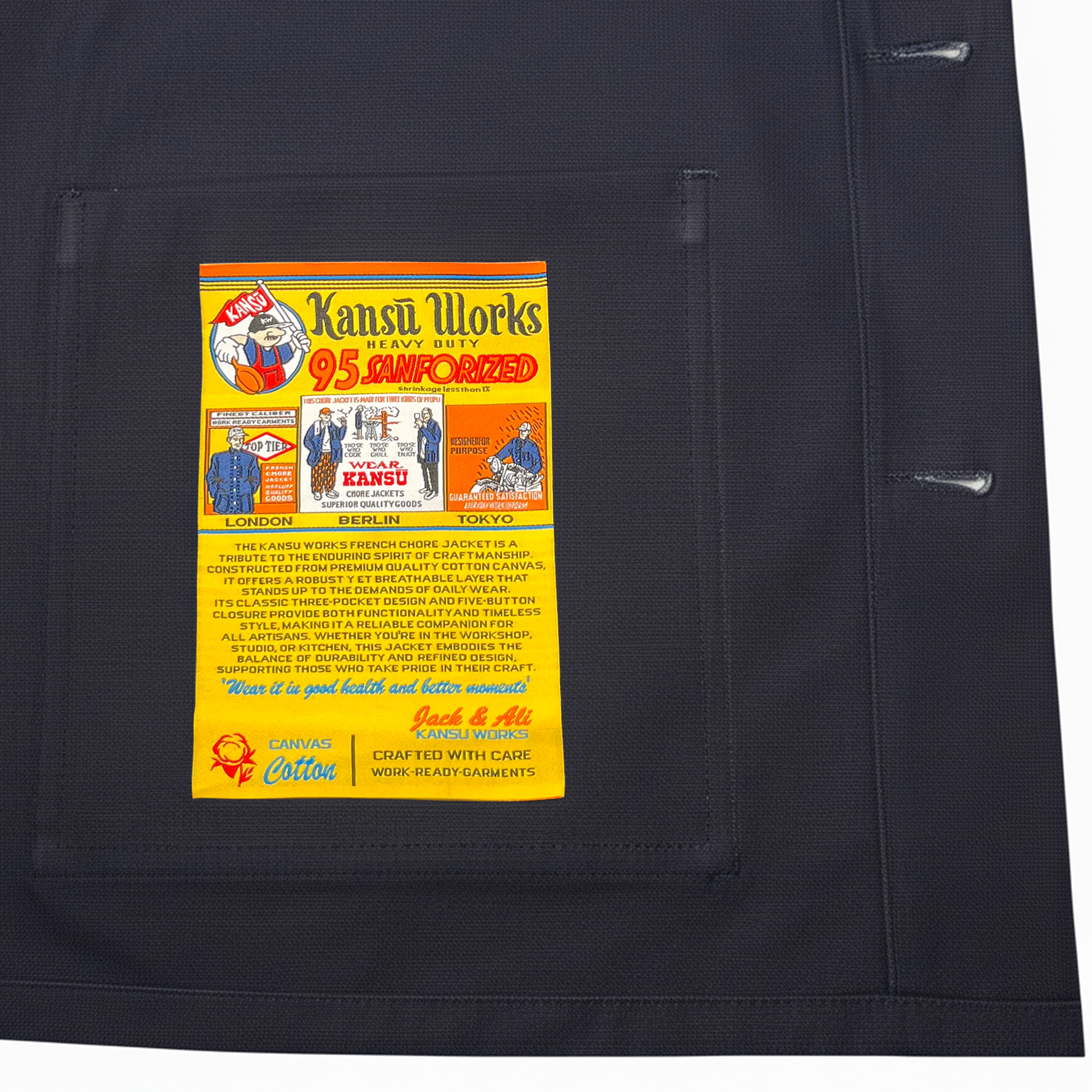 French Chore Jacket - Dark Navy