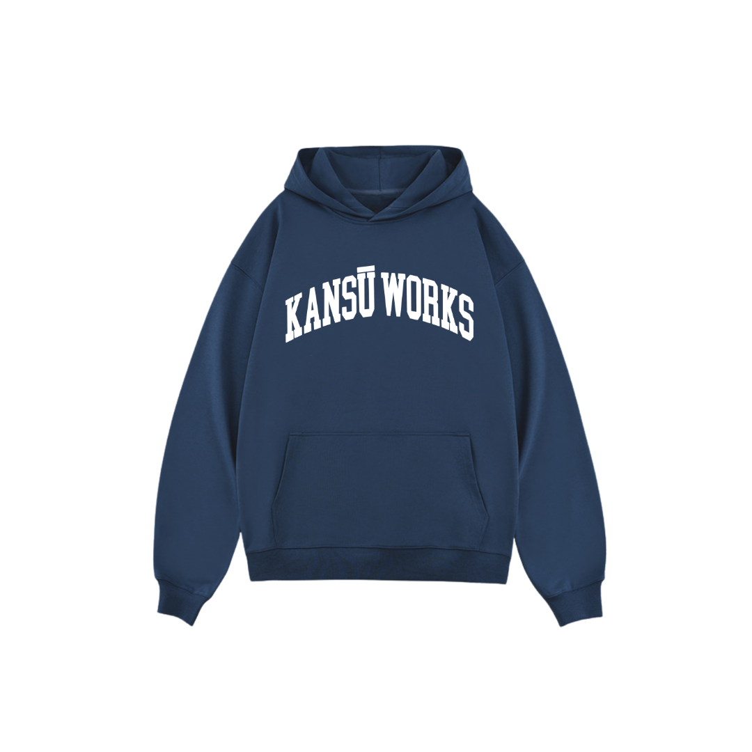Collegiate Hoodie - Petrol Blue