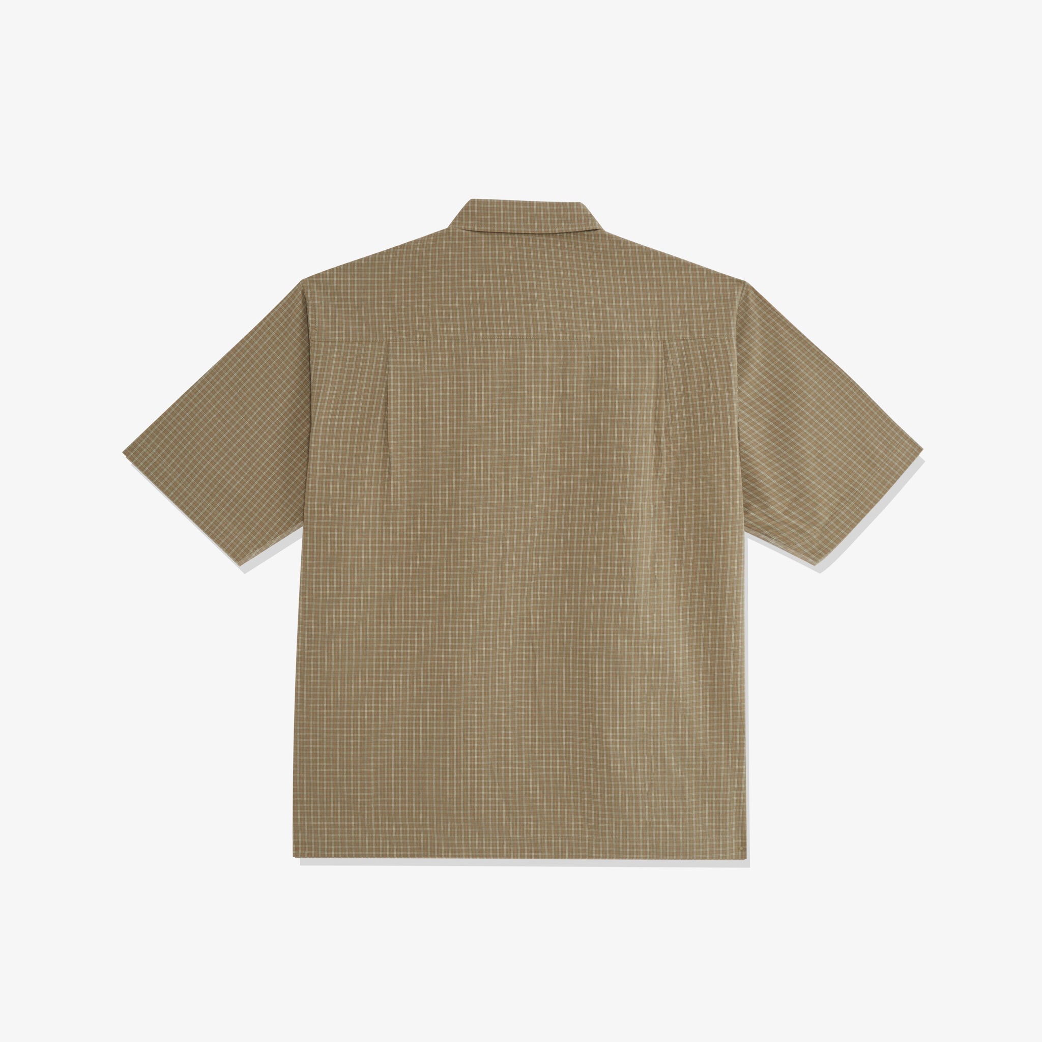 Short Sleeve Checkered Shirt