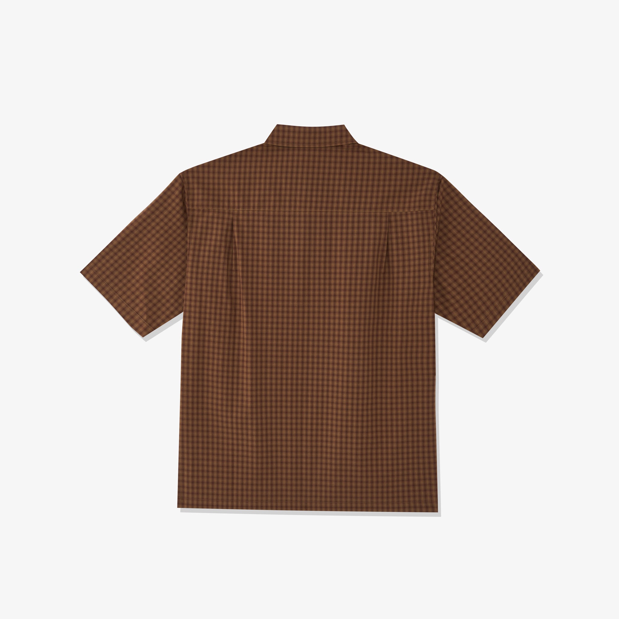 Short Sleeve Checkered Shirt