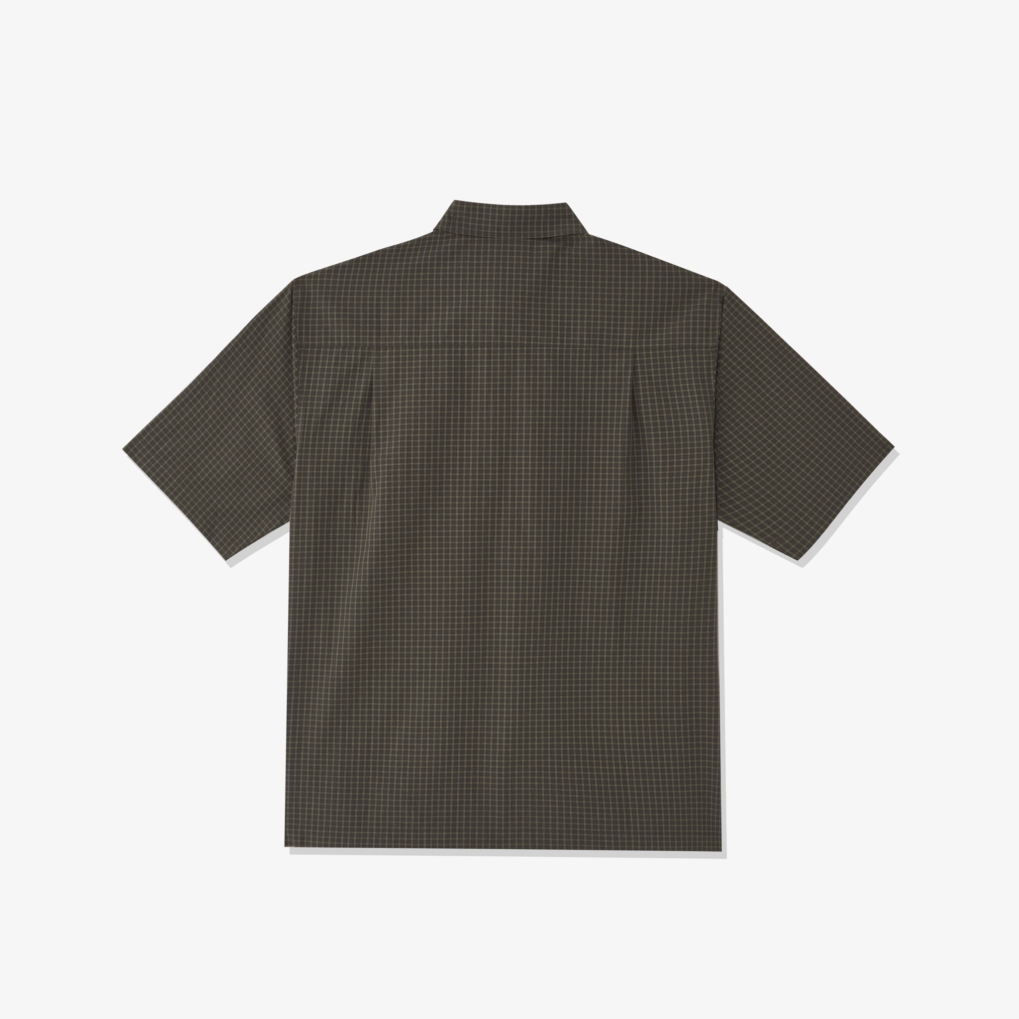 Short Sleeve Checkered Shirt