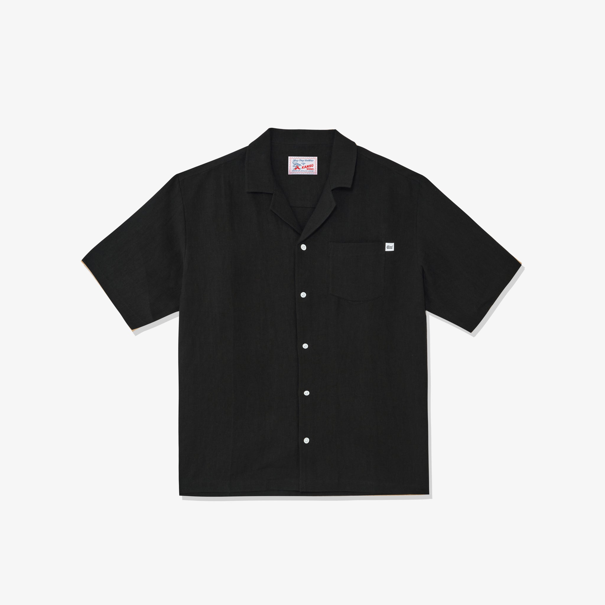 Cuban Collar Linen Shirt