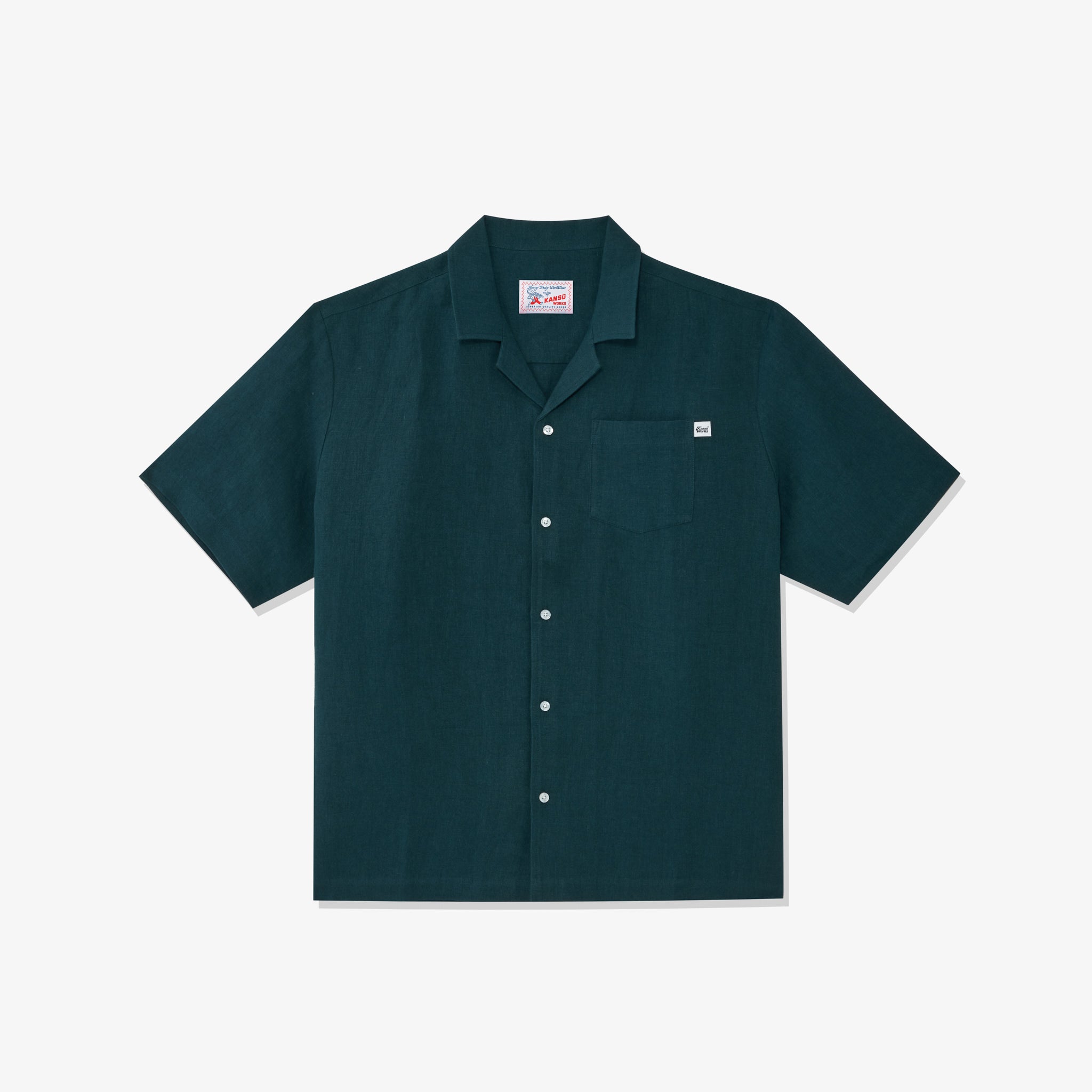 Cuban Collar Linen Shirt