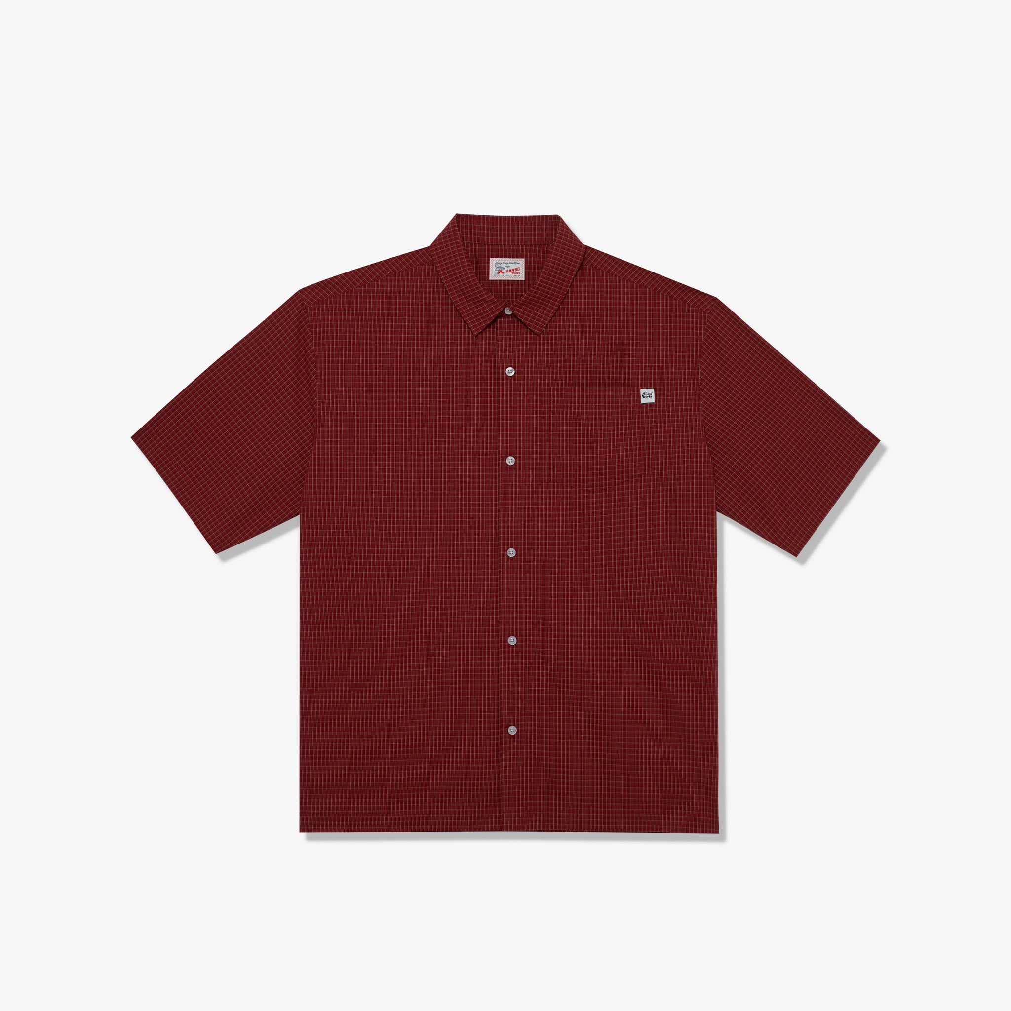 Short Sleeve Checkered Shirt