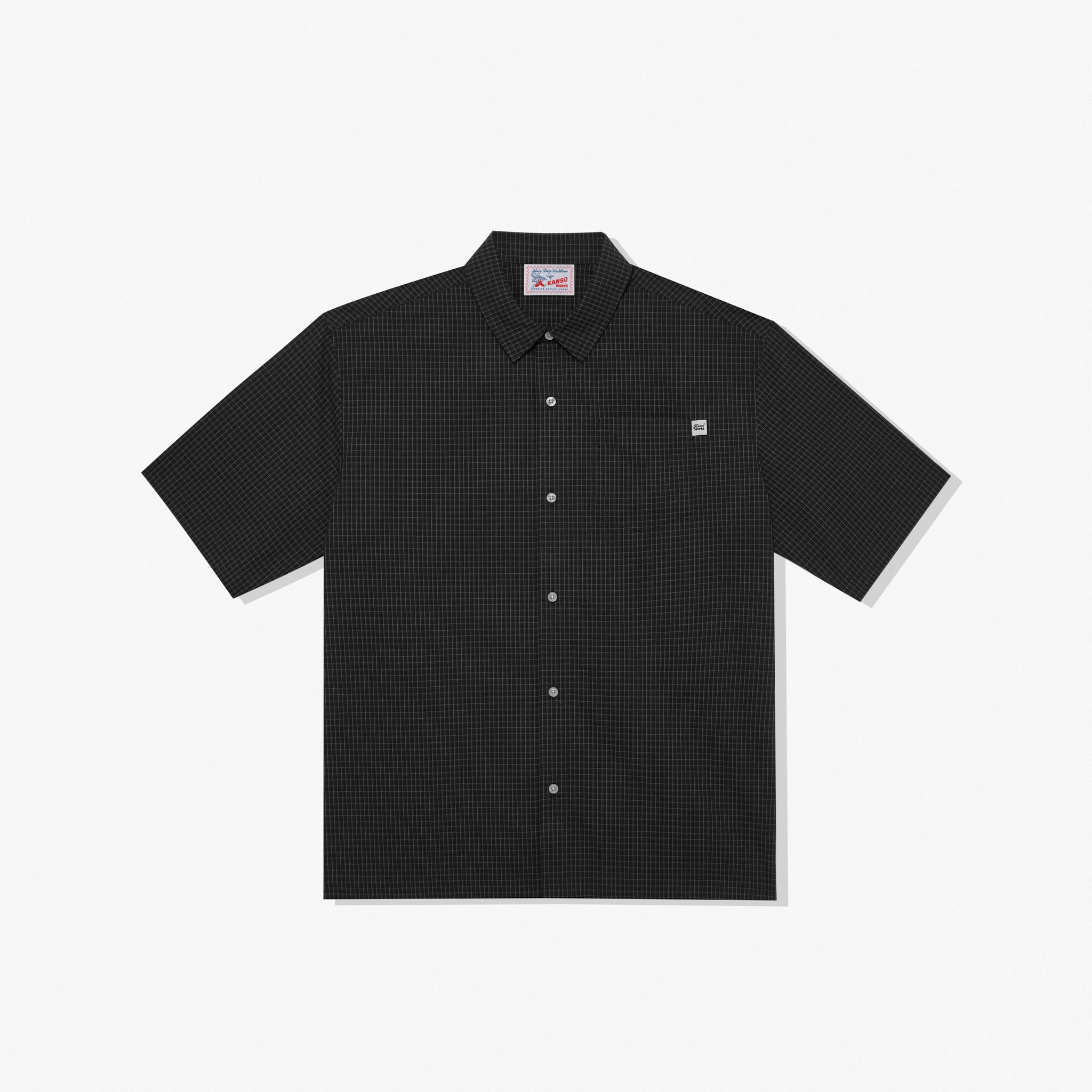 Short Sleeve Checkered Shirt