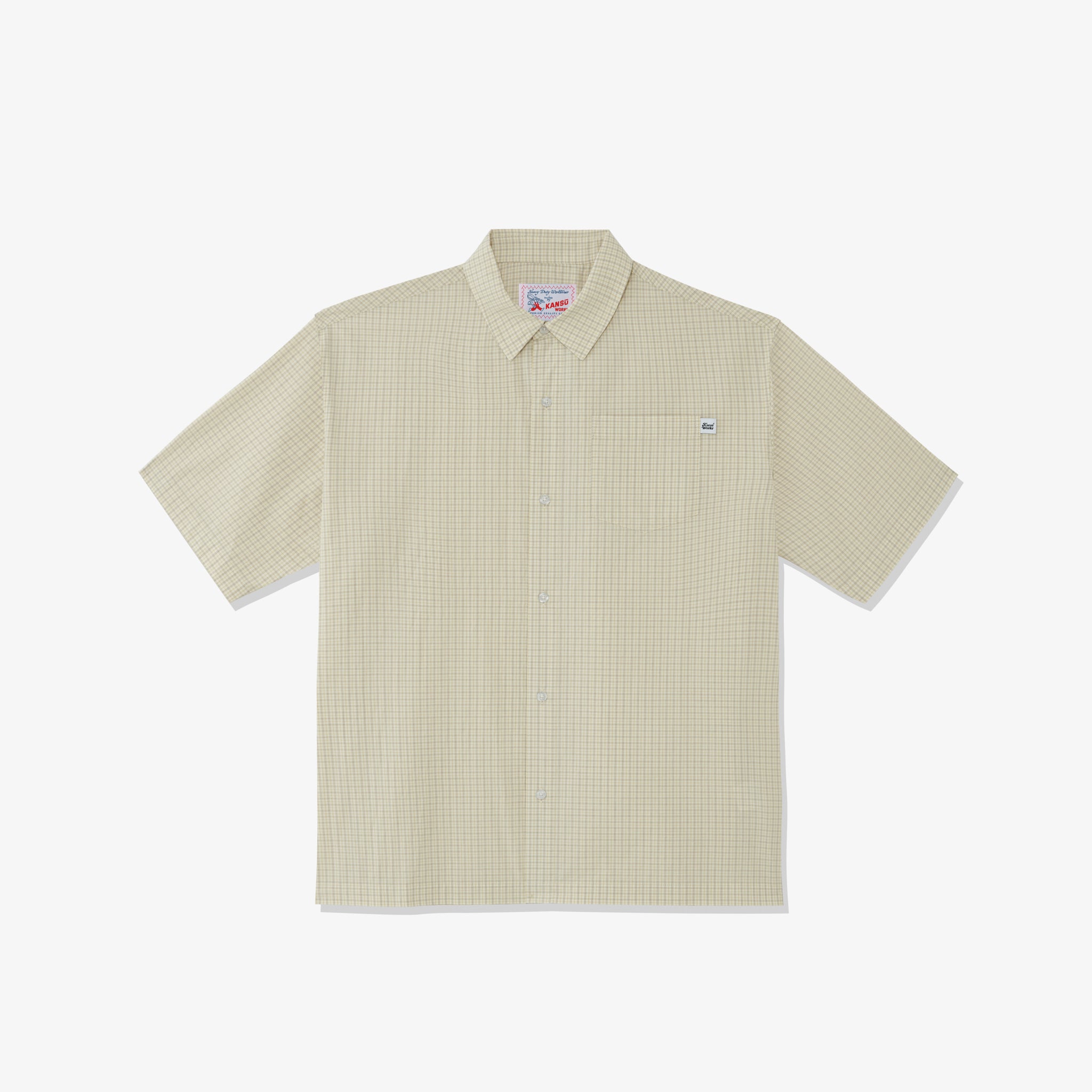 Short Sleeve Checkered Shirt