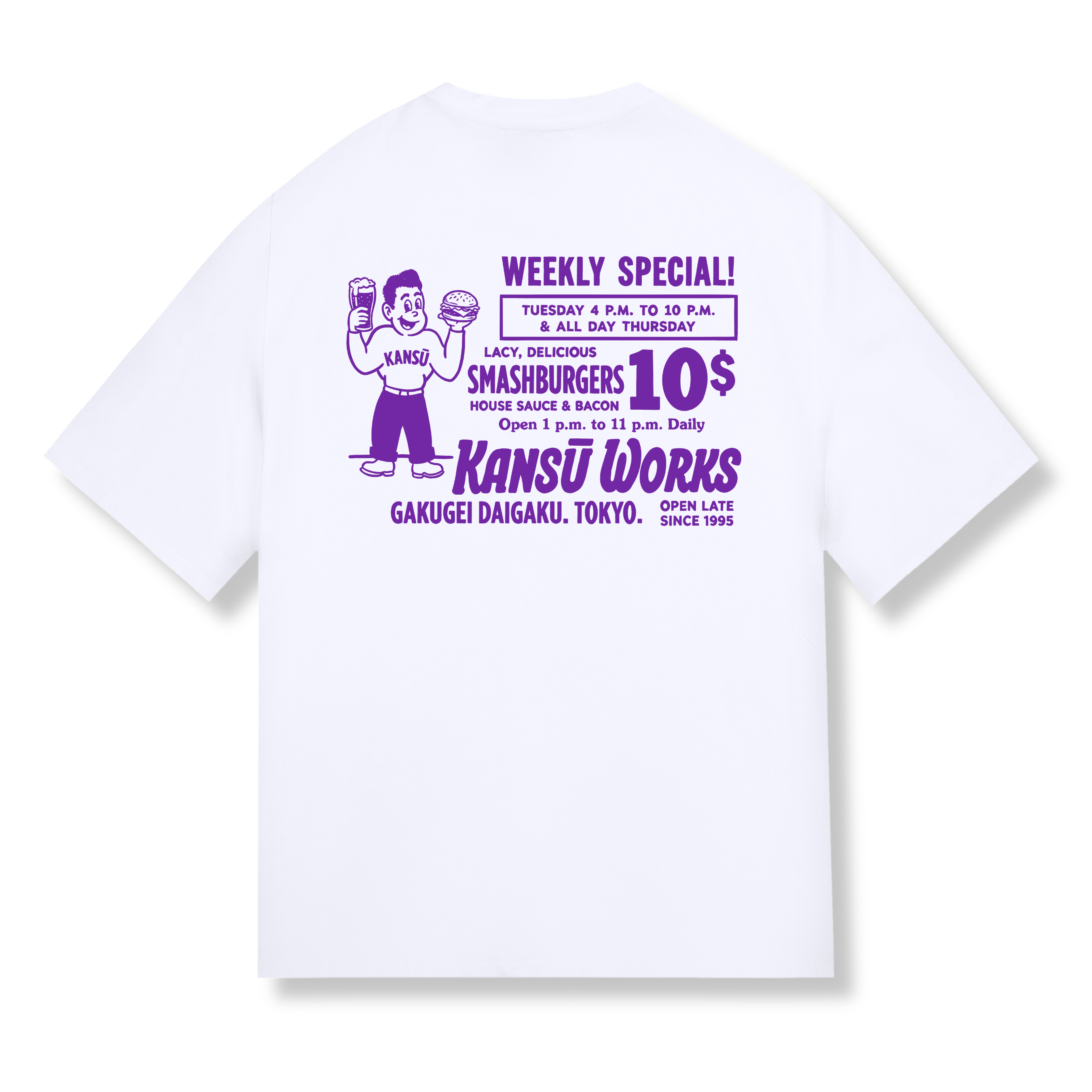 Kansū Smash Ya Burger Tee