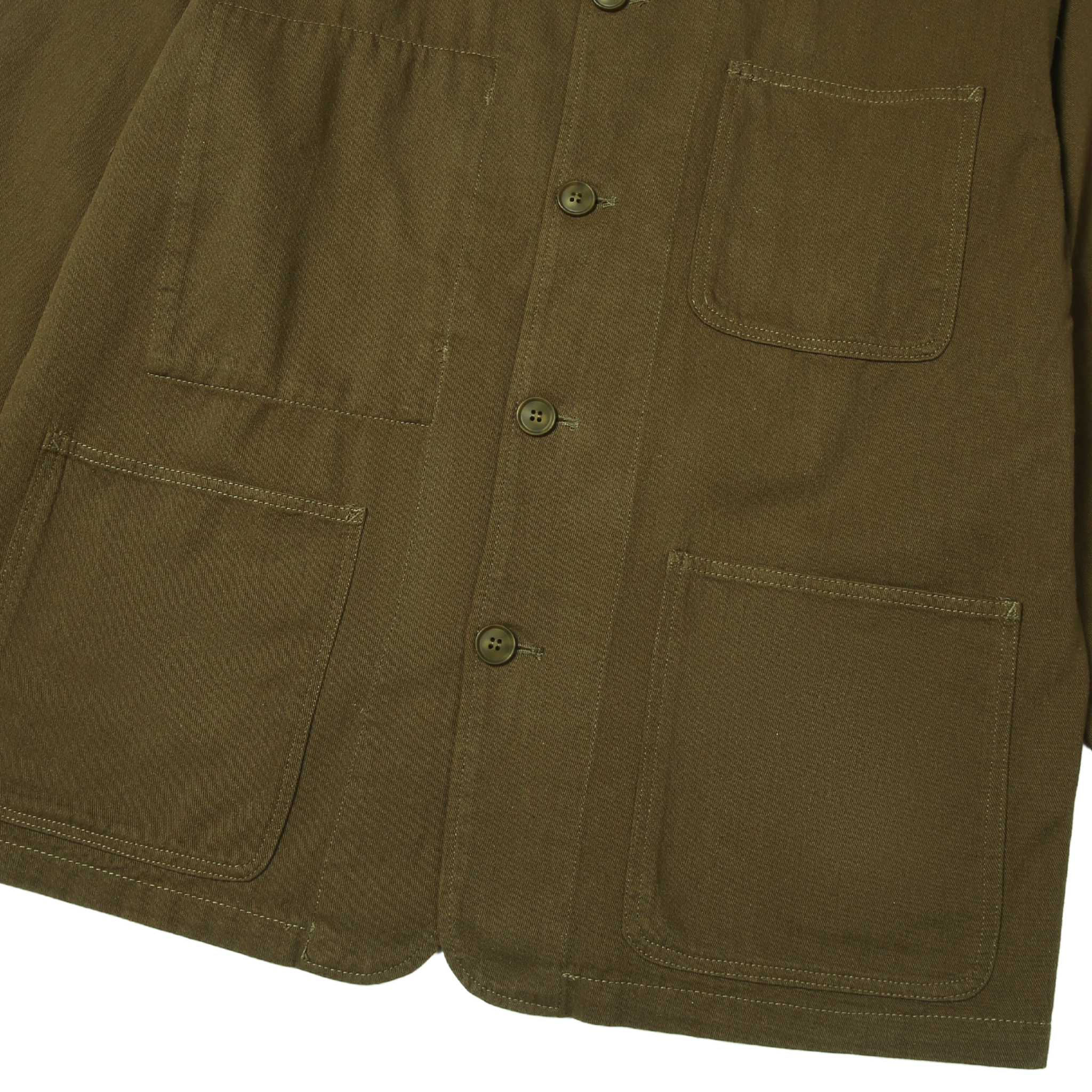 Lightweight French Chore Jacket - Olive