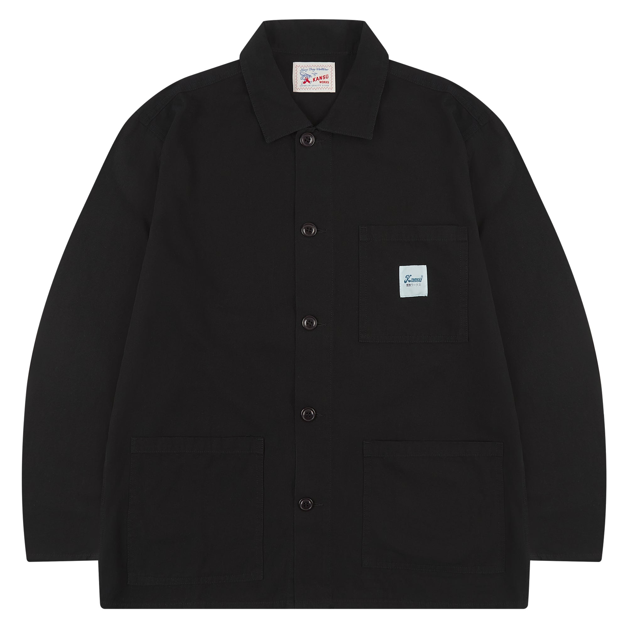 French Chore Jacket - Black
