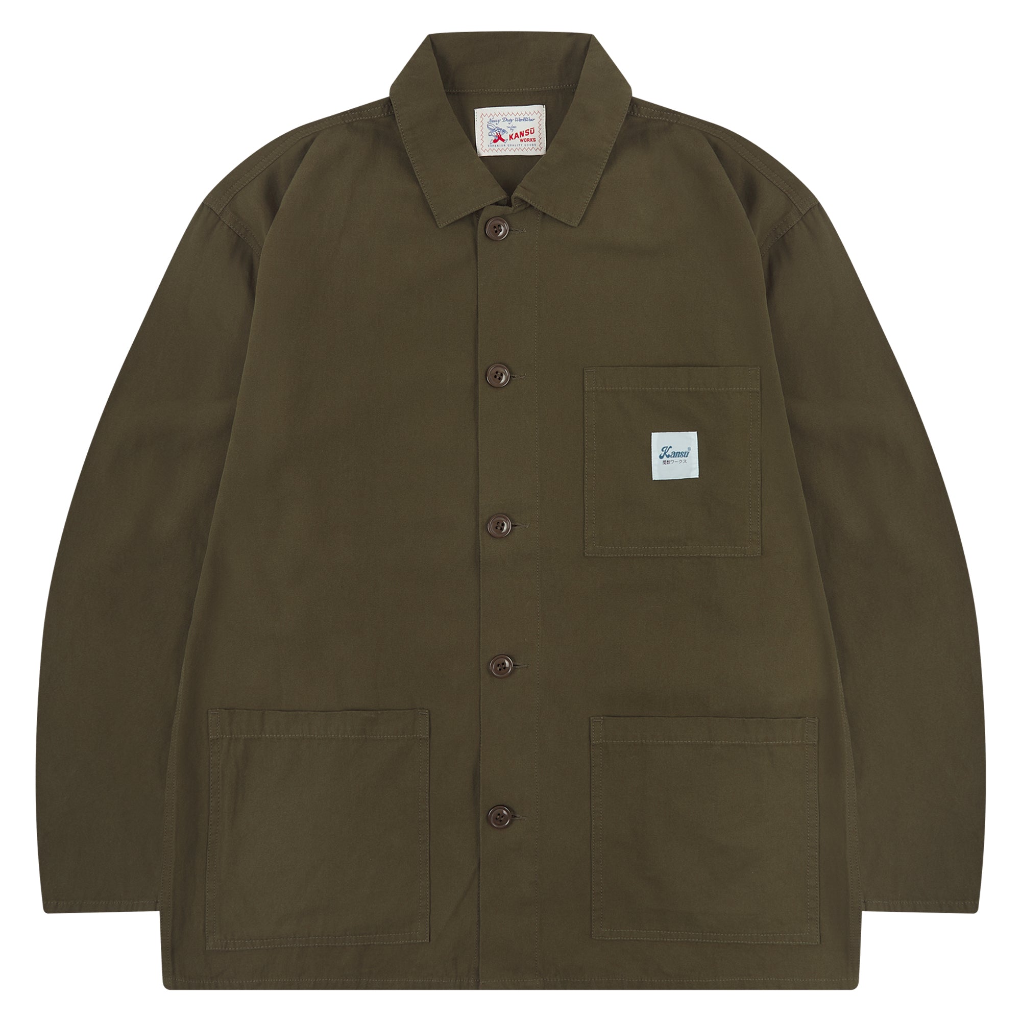 French Chore Jacket - Dark Olive