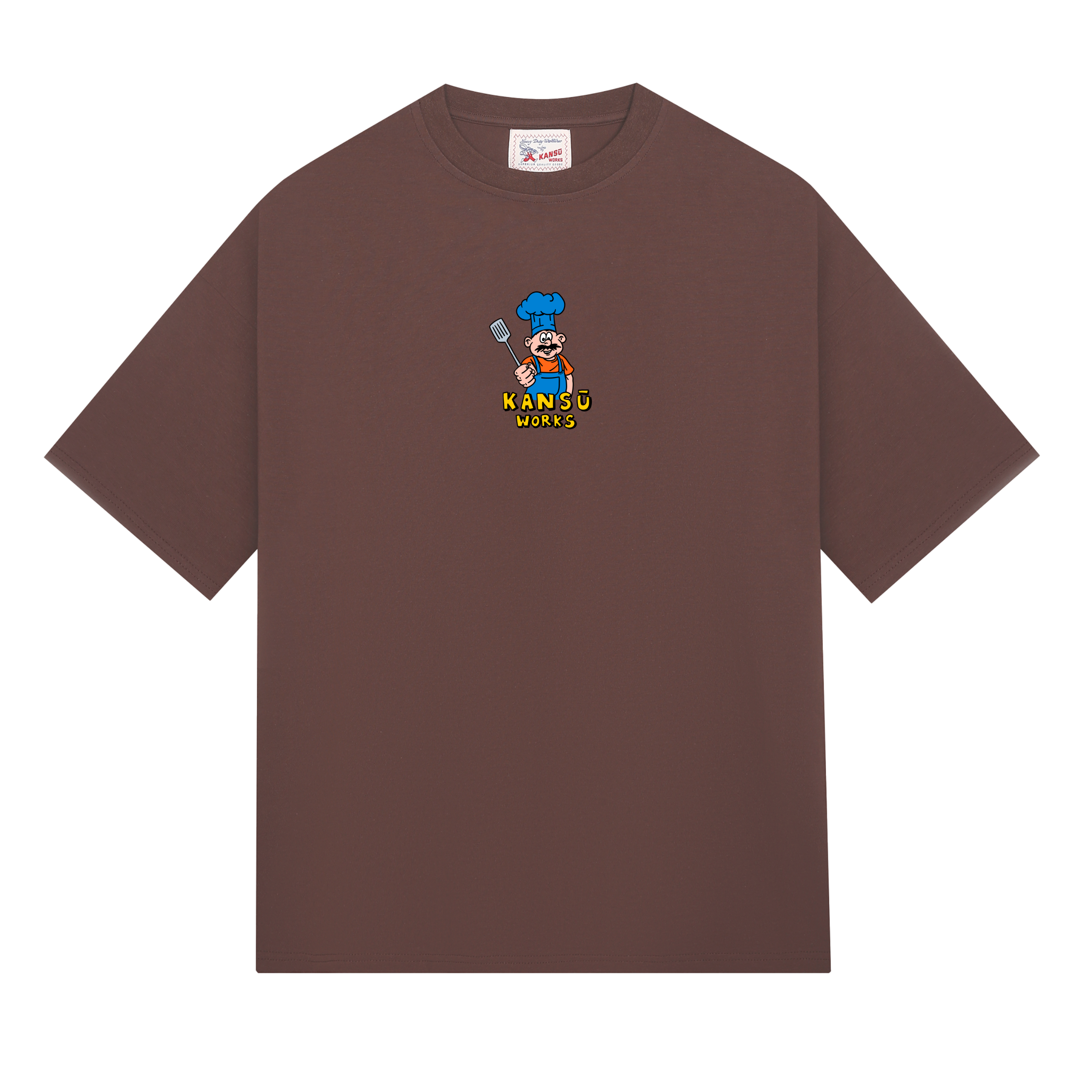 The Long Hat Man Tee - Brown