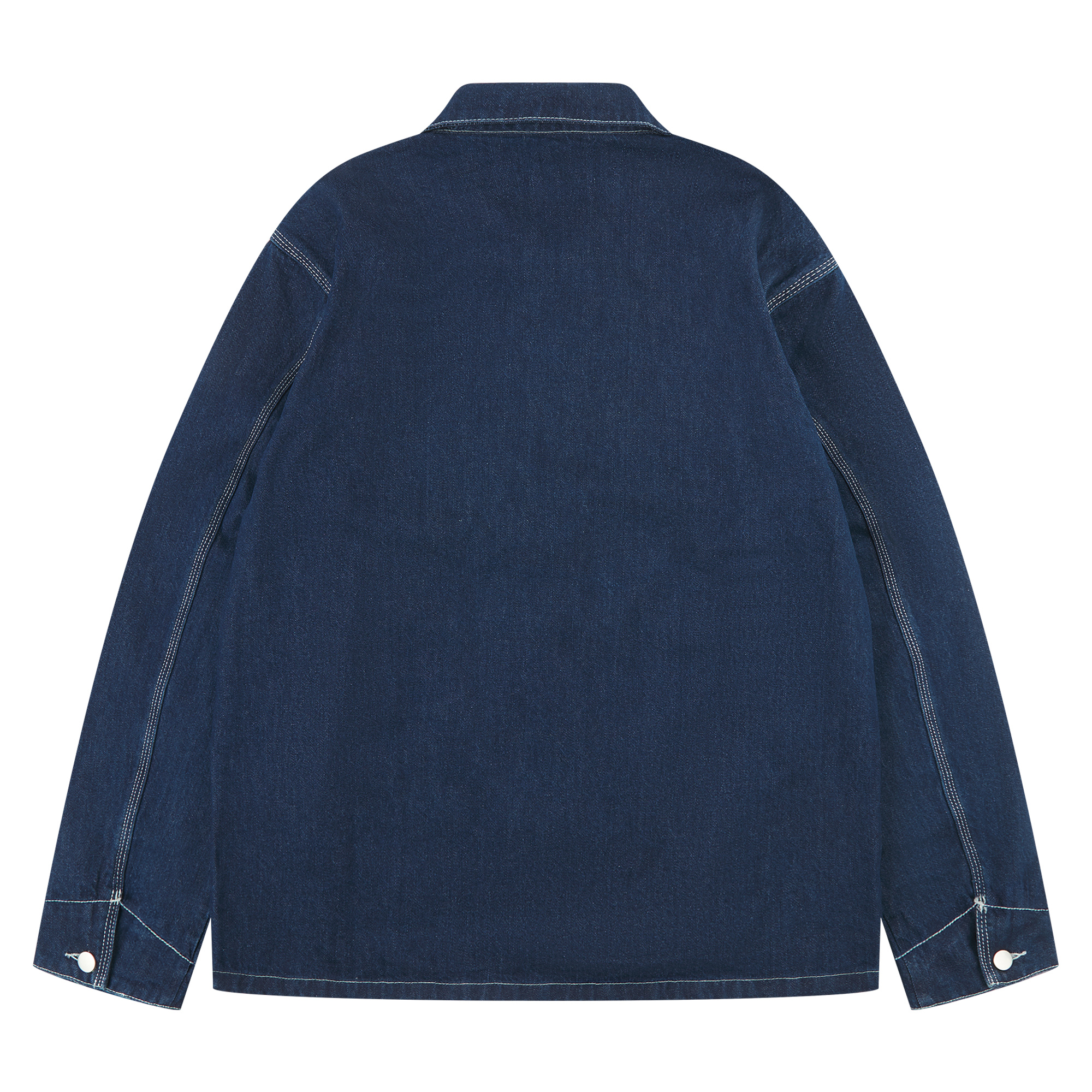 Japanese Selvedge Denim French Chore Jacket - Indigo