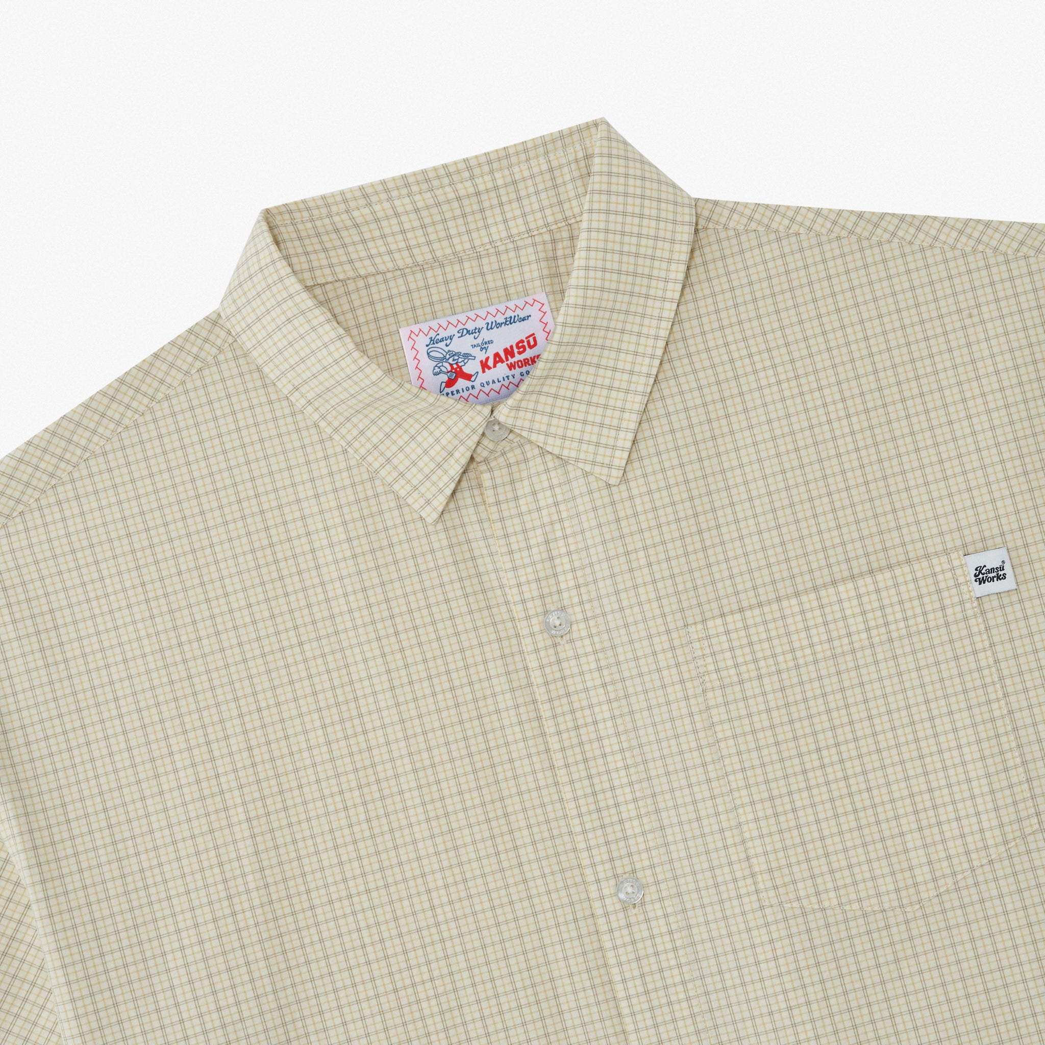Short Sleeve Checkered Shirt