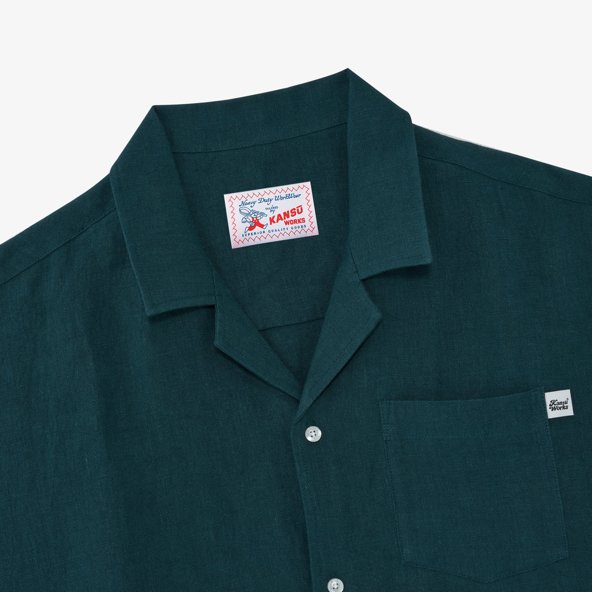 Cuban Collar Linen Shirt