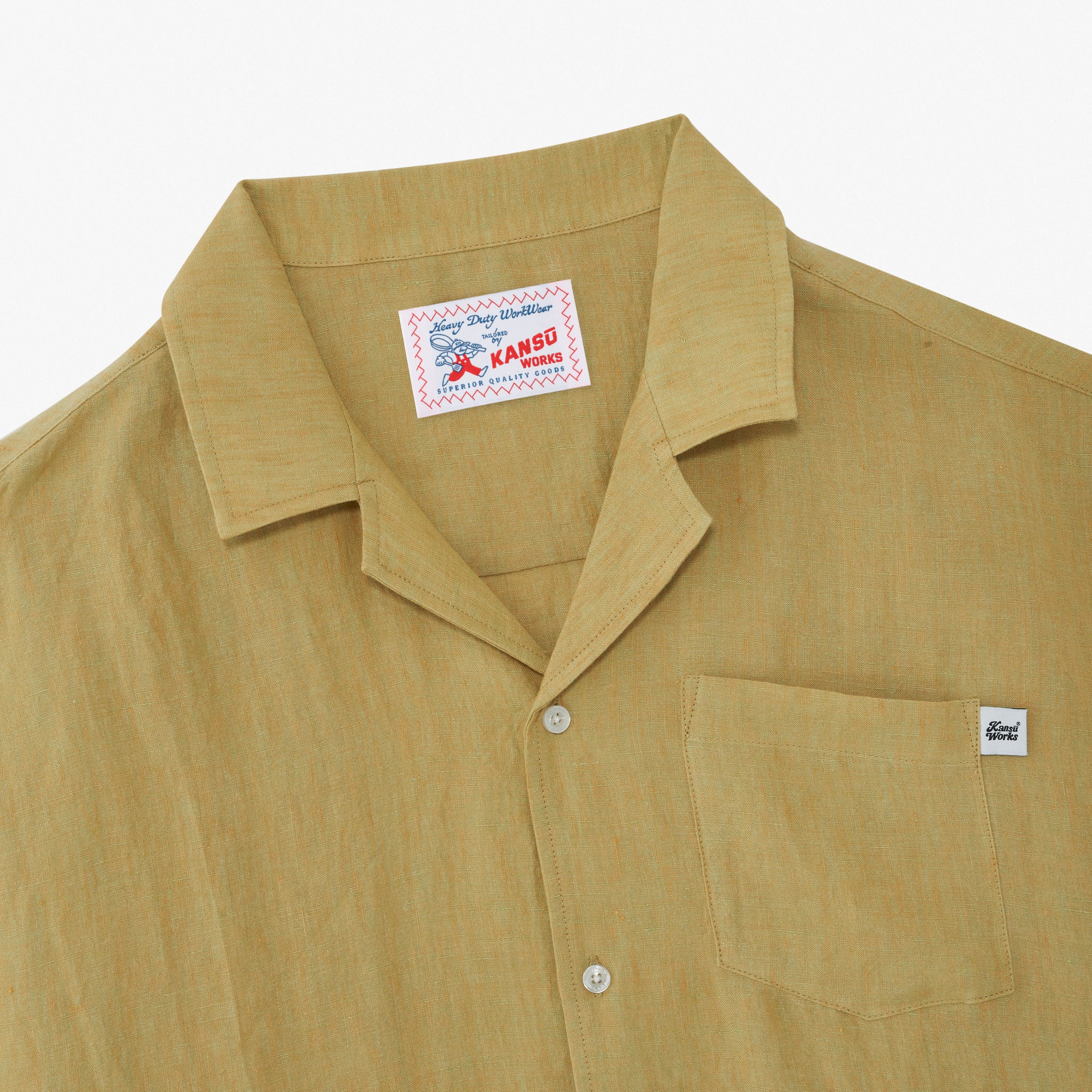 Cuban Collar Linen Shirt