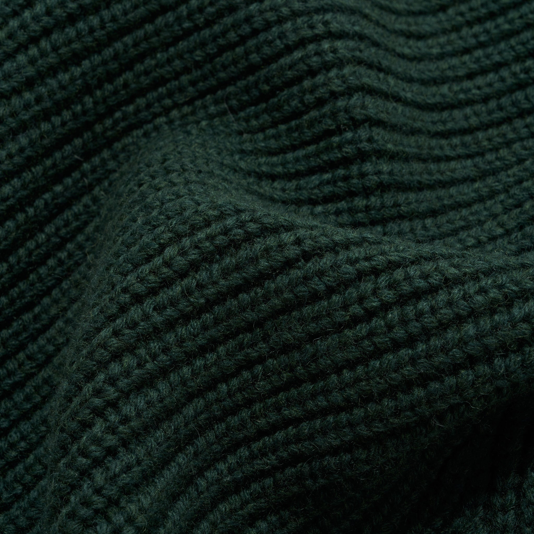 Rib Wool Zip Up Vest