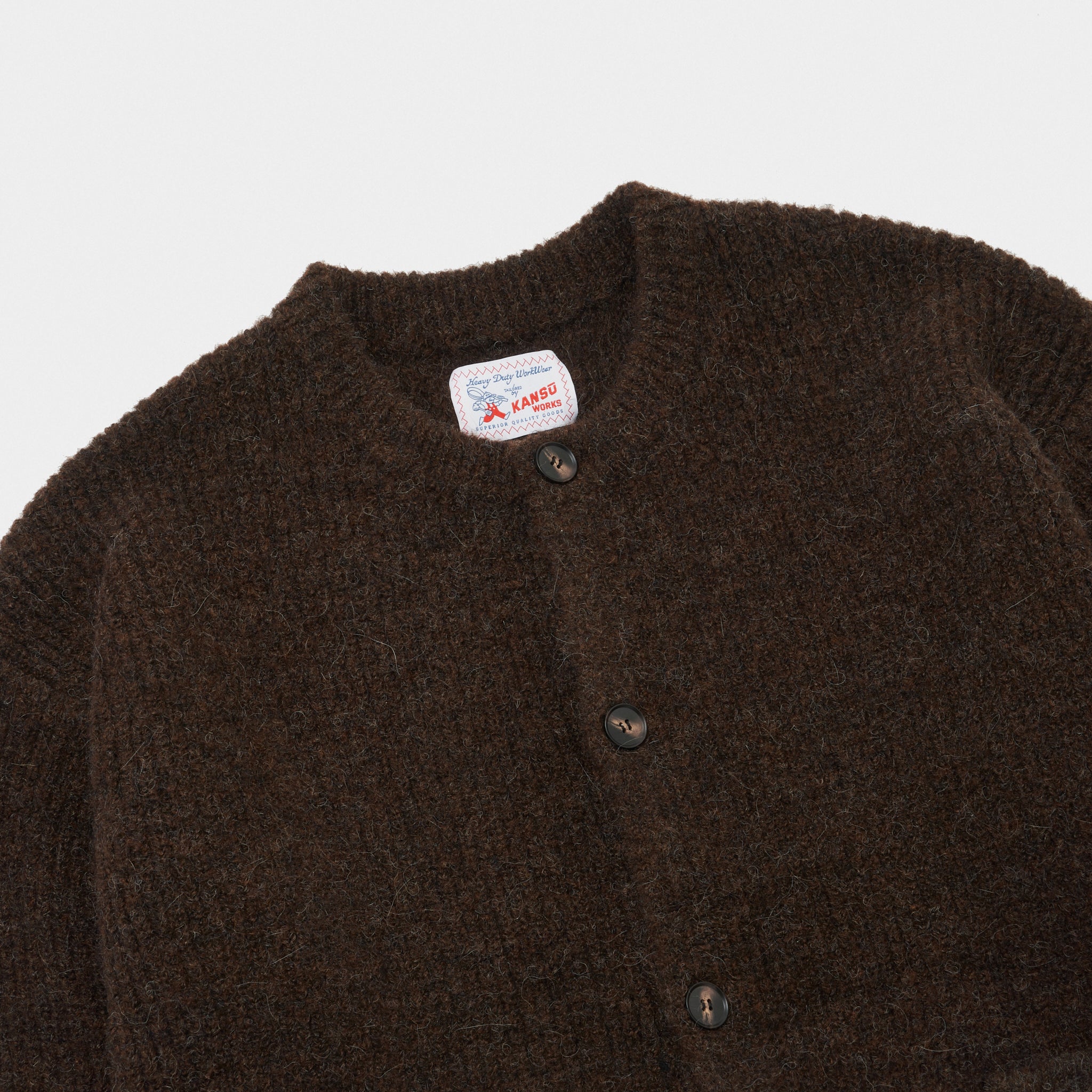 Brushed Wool Cardigan