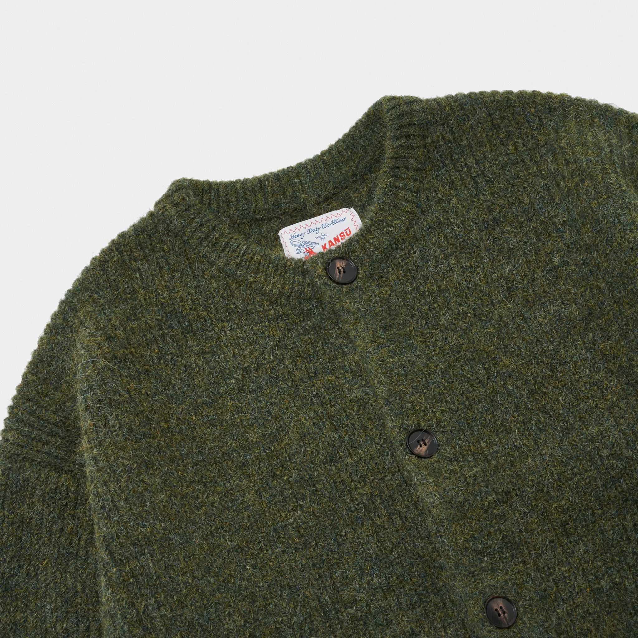 Brushed Wool Cardigan
