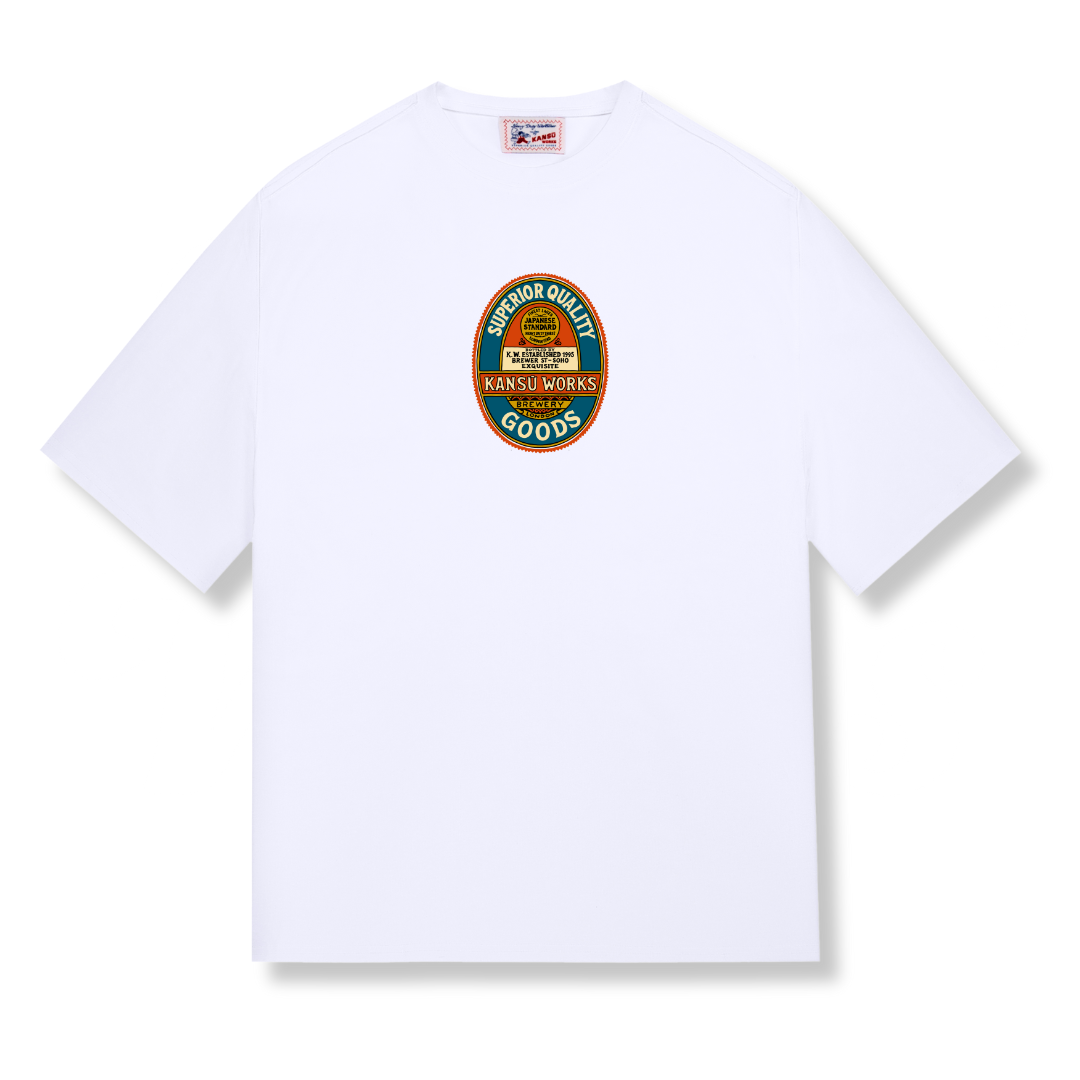 Kansū Brewery Tee - White