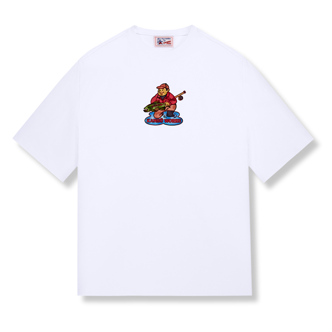 Gone Fishing Tee - White