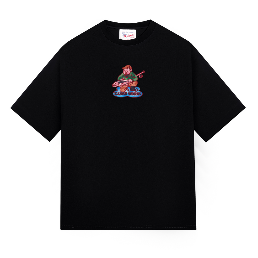 Gone Fishing Tee - Black