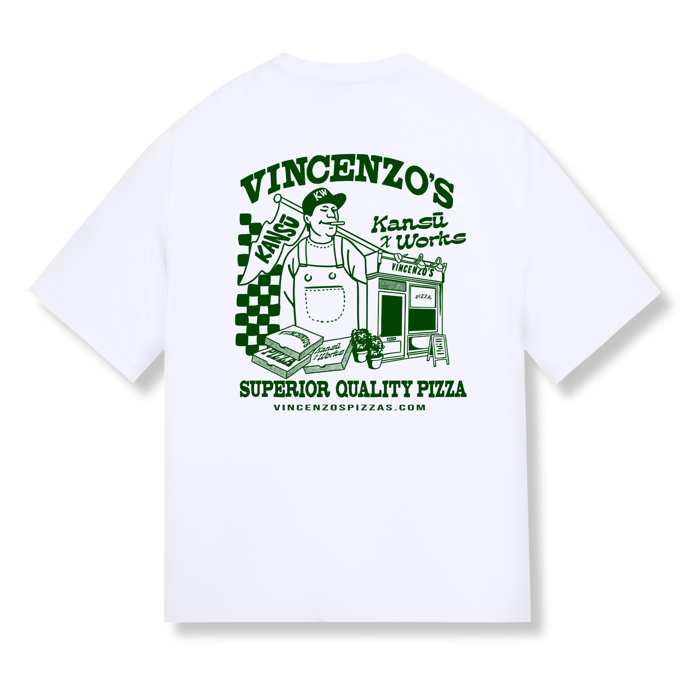 Kansū x Vincenzos Tee - White
