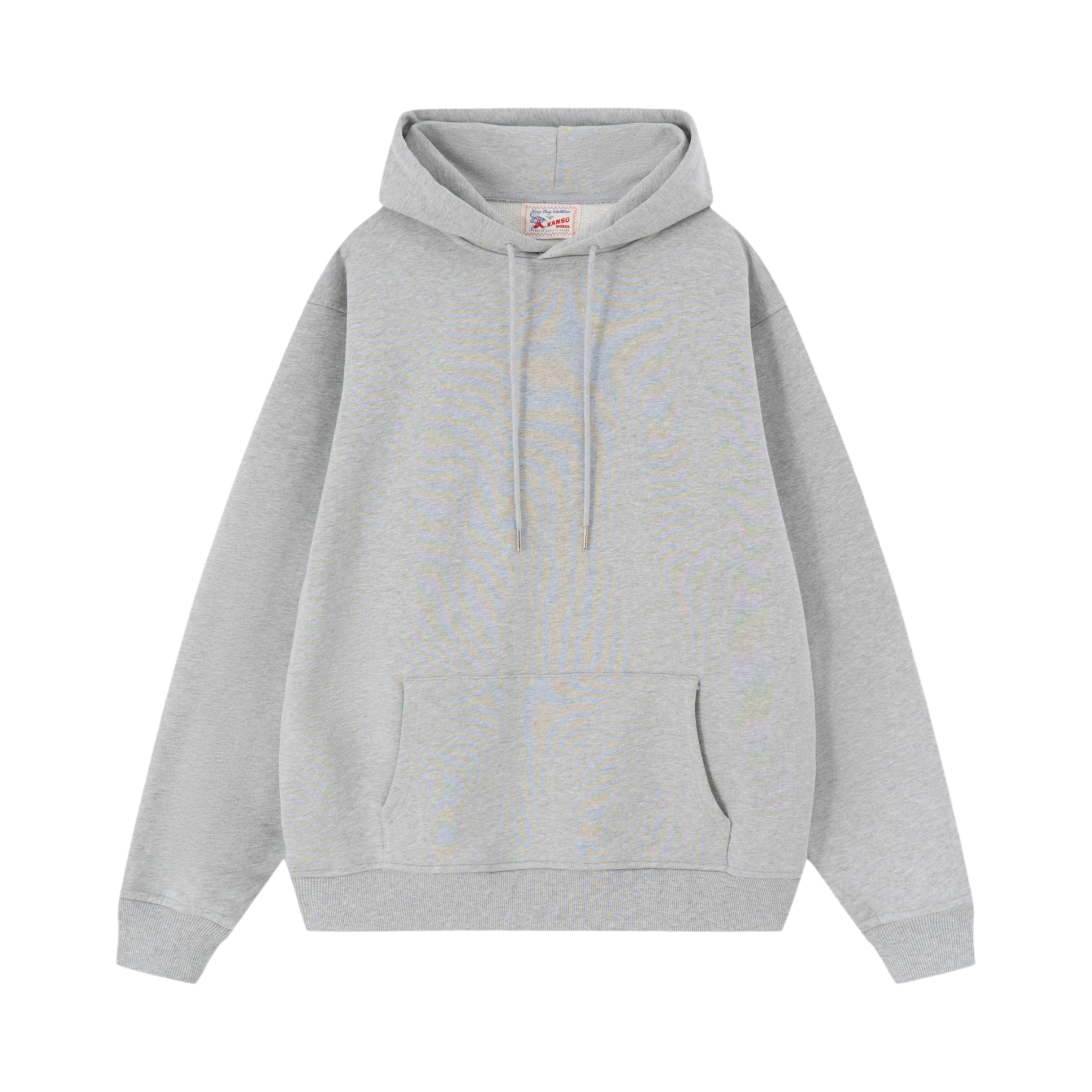 Kansū Heavyweight Blank Hoodie - Heather Grey