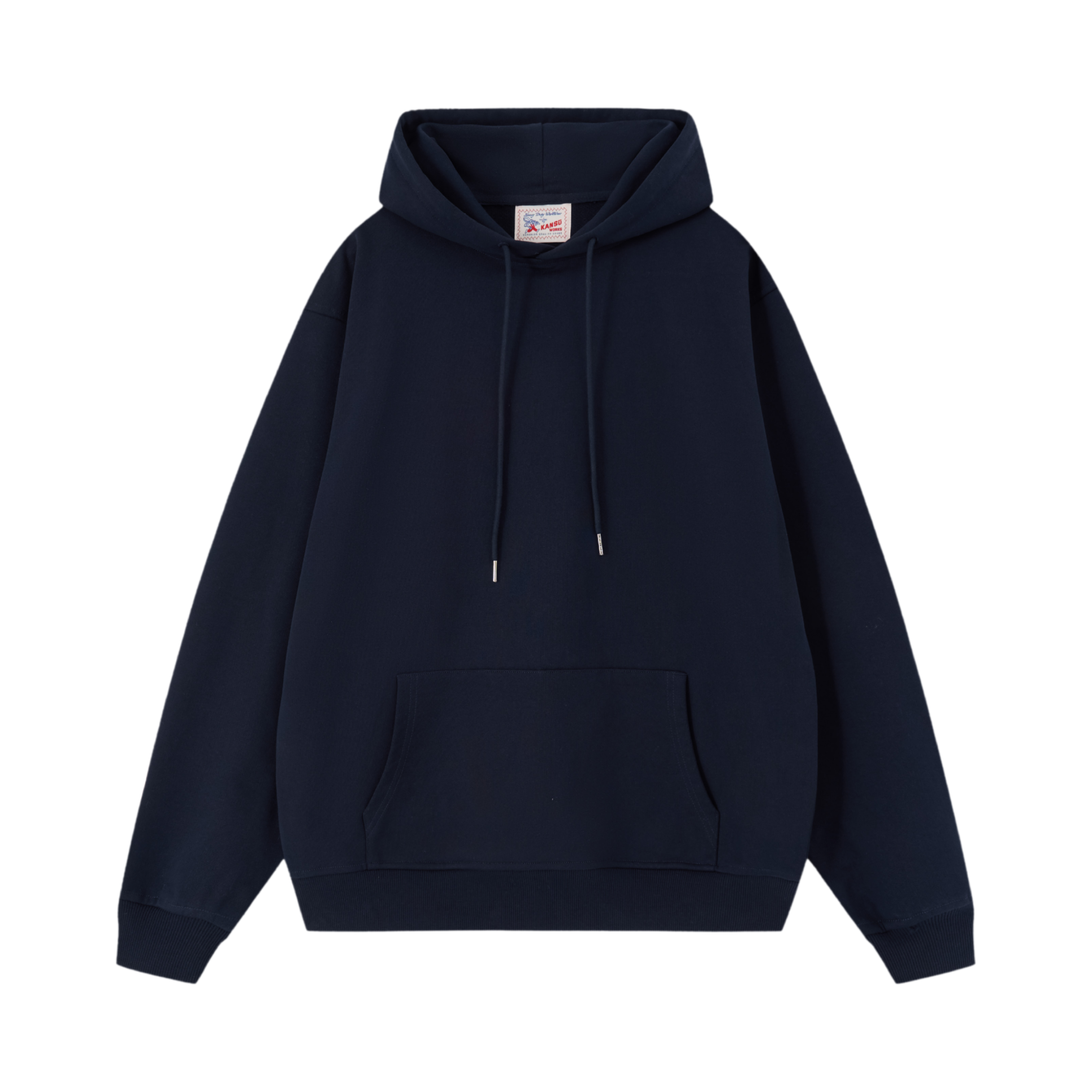 Kansū Heavyweight Blank Hoodie - Navy