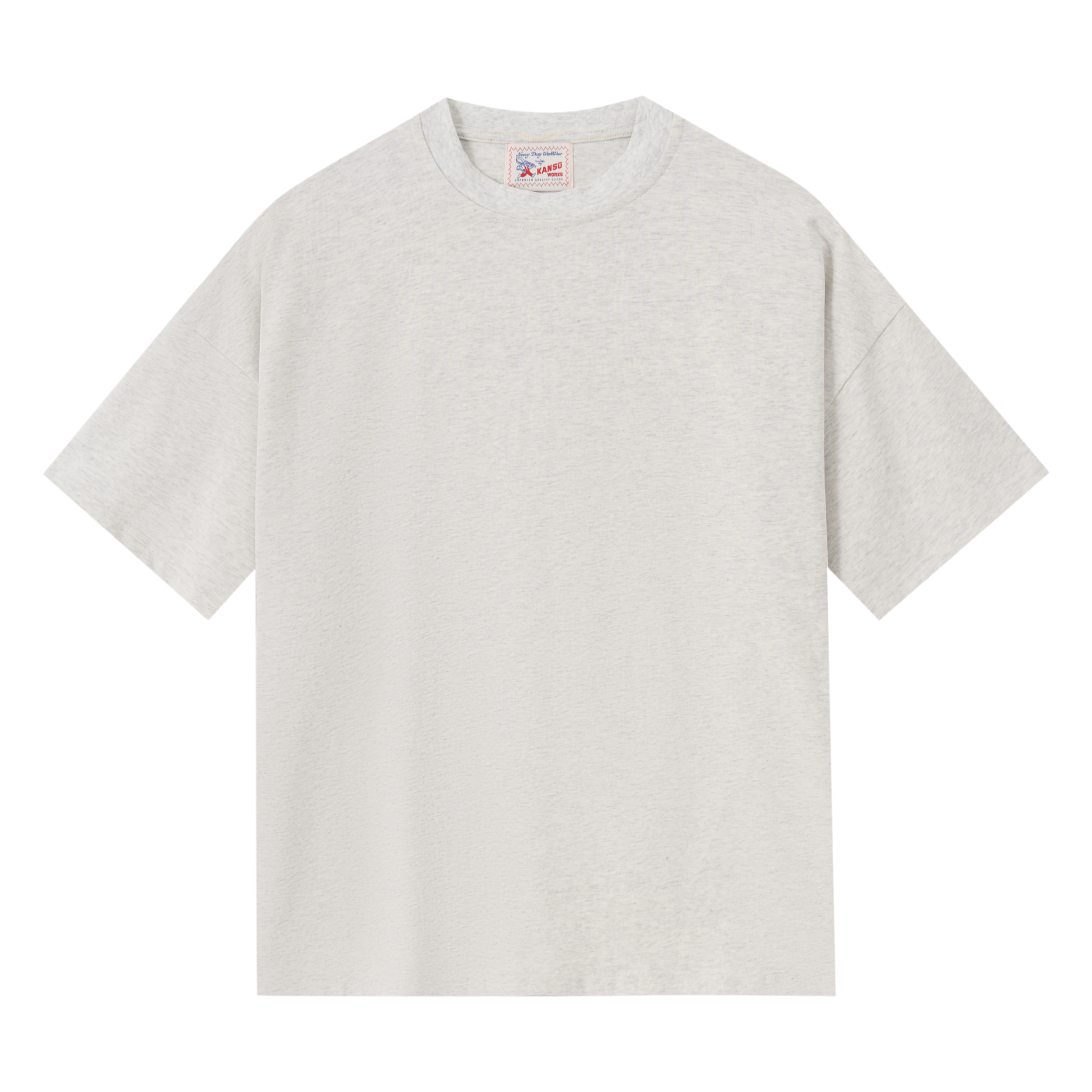 Kansū Blank Tee - Ash Grey