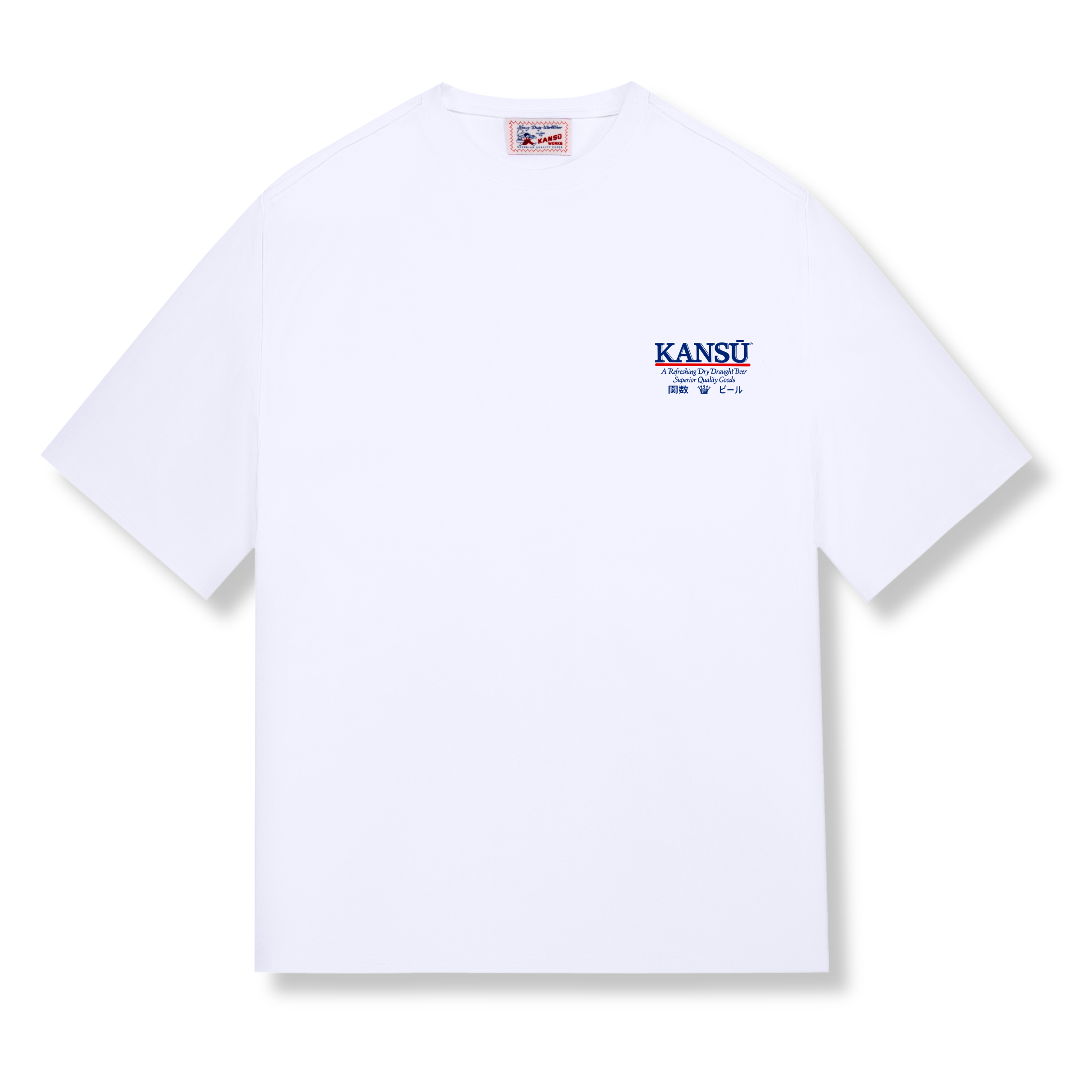 Kansū Draught Tee - White