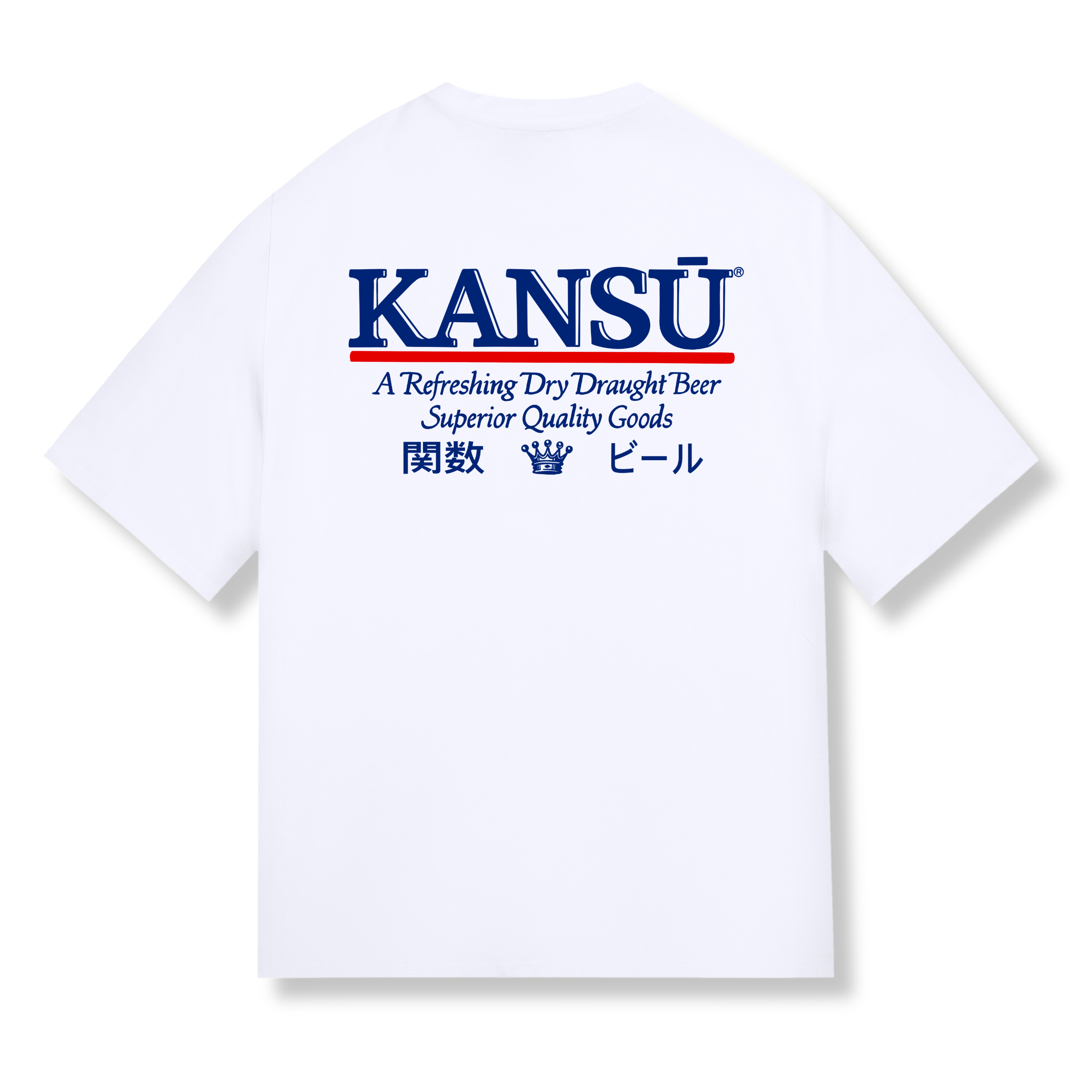 Kansū Draught Tee - White