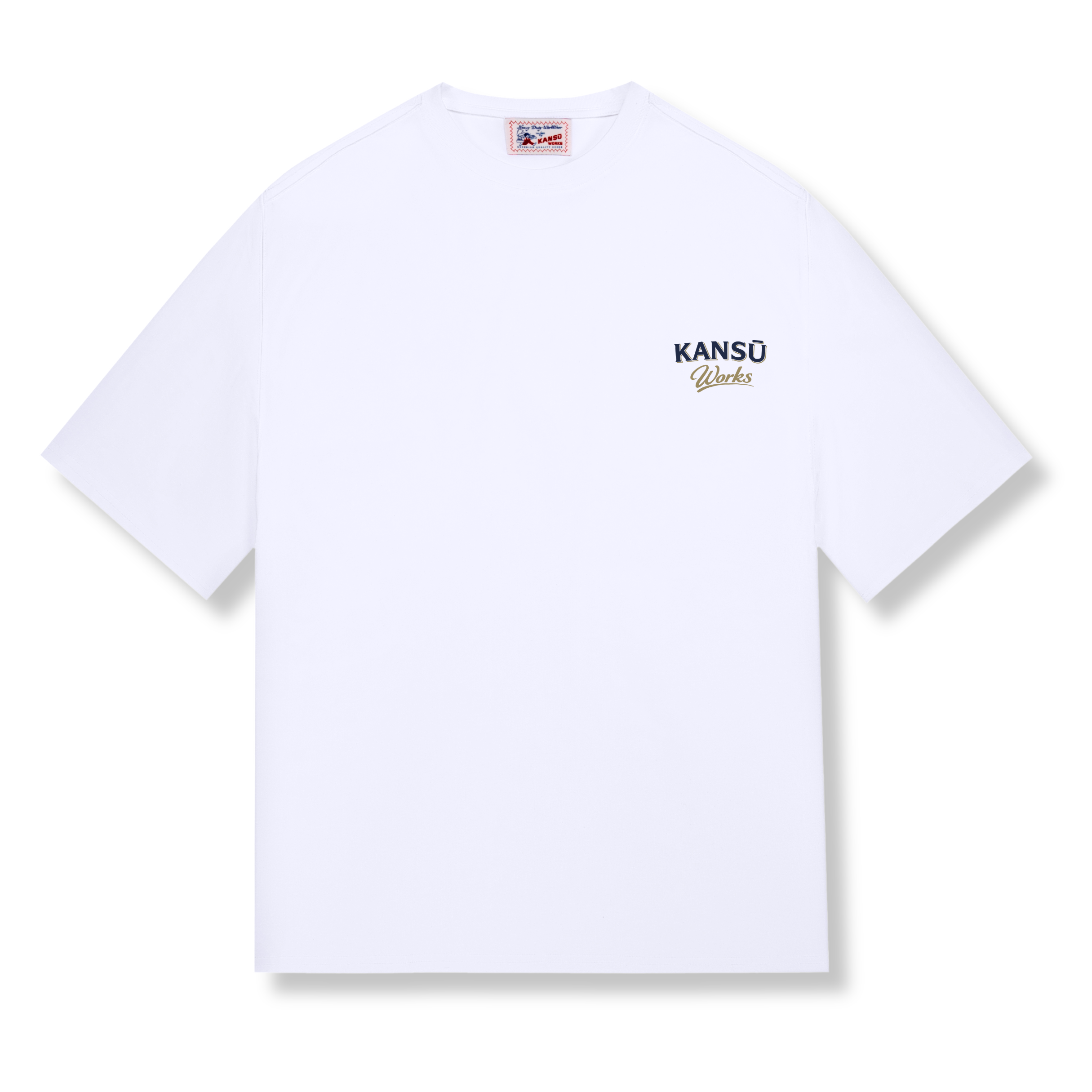 Kansū Golden Tee - White