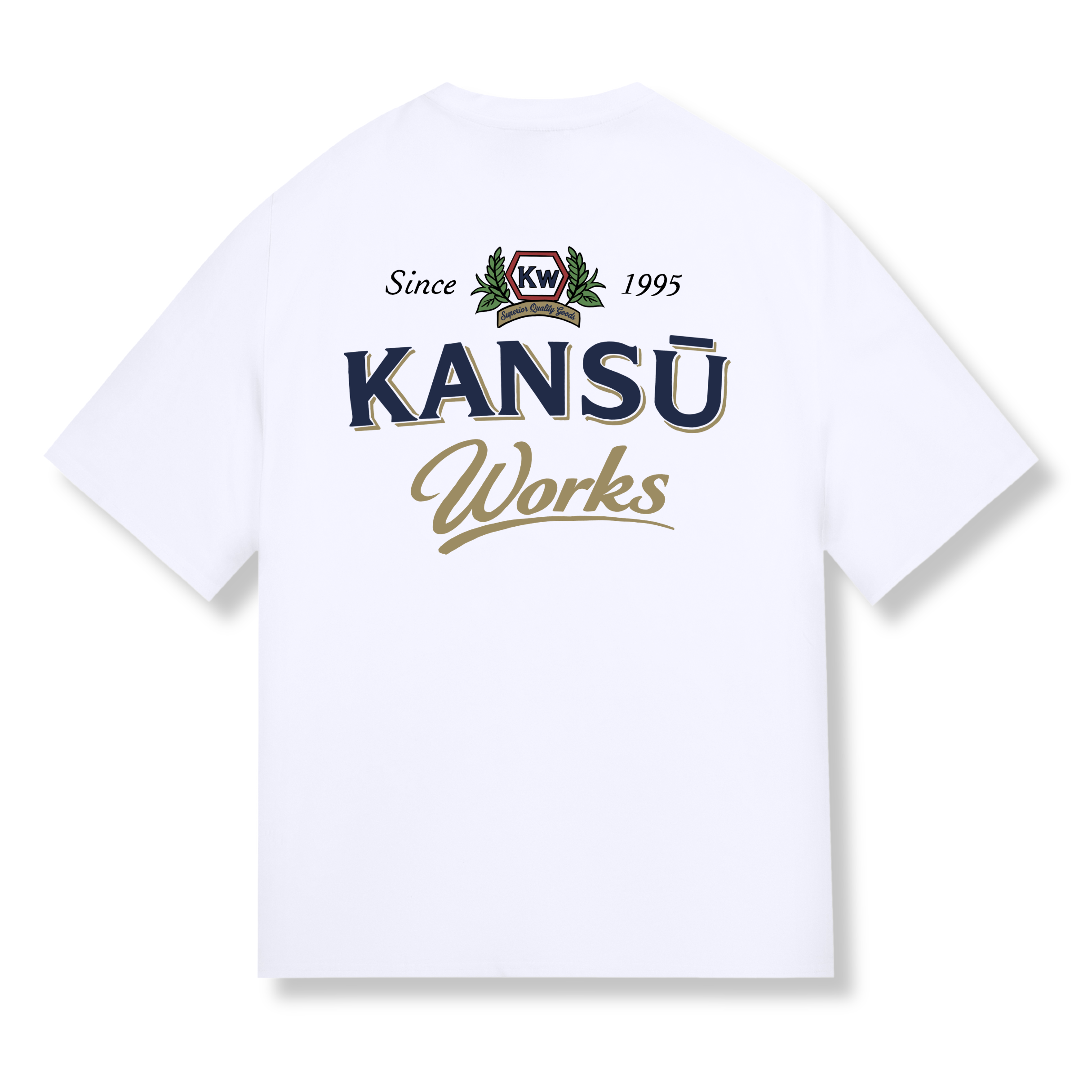 Kansū Golden Tee - White