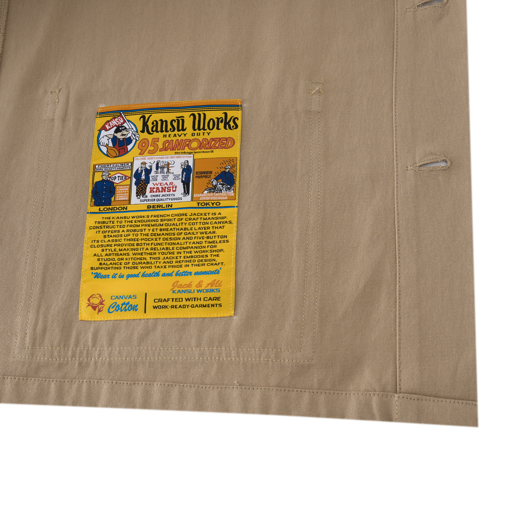 French Chore Jacket - Beige