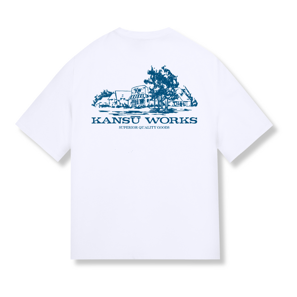 Kanz T-Shirt Unisex Per Bambini Con Stampa E Ricamo, Orlo Elasticizzato, Bottoni A Spalla, Strisce All-Over