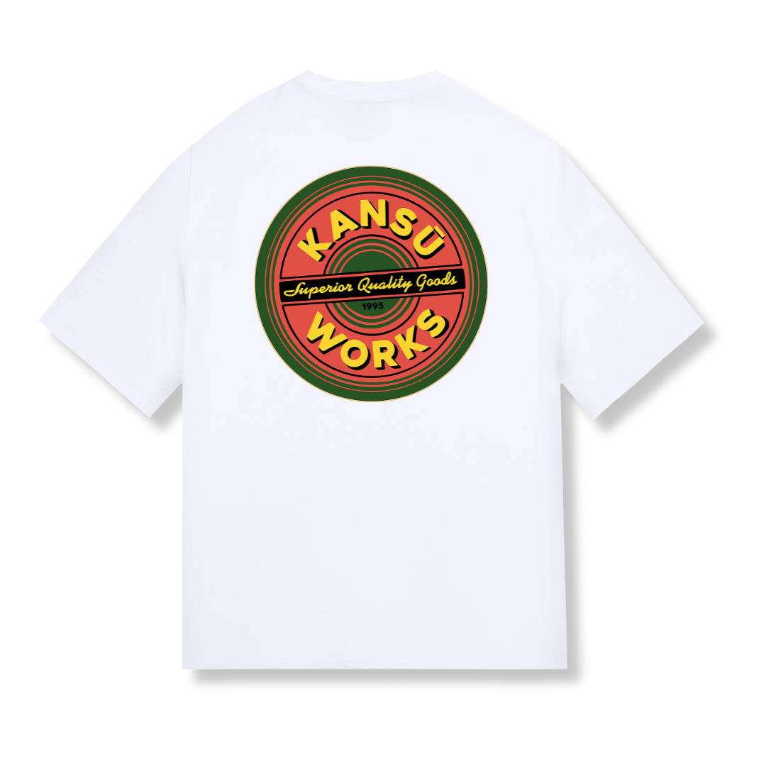 Beer Mat Tee - Green Edge